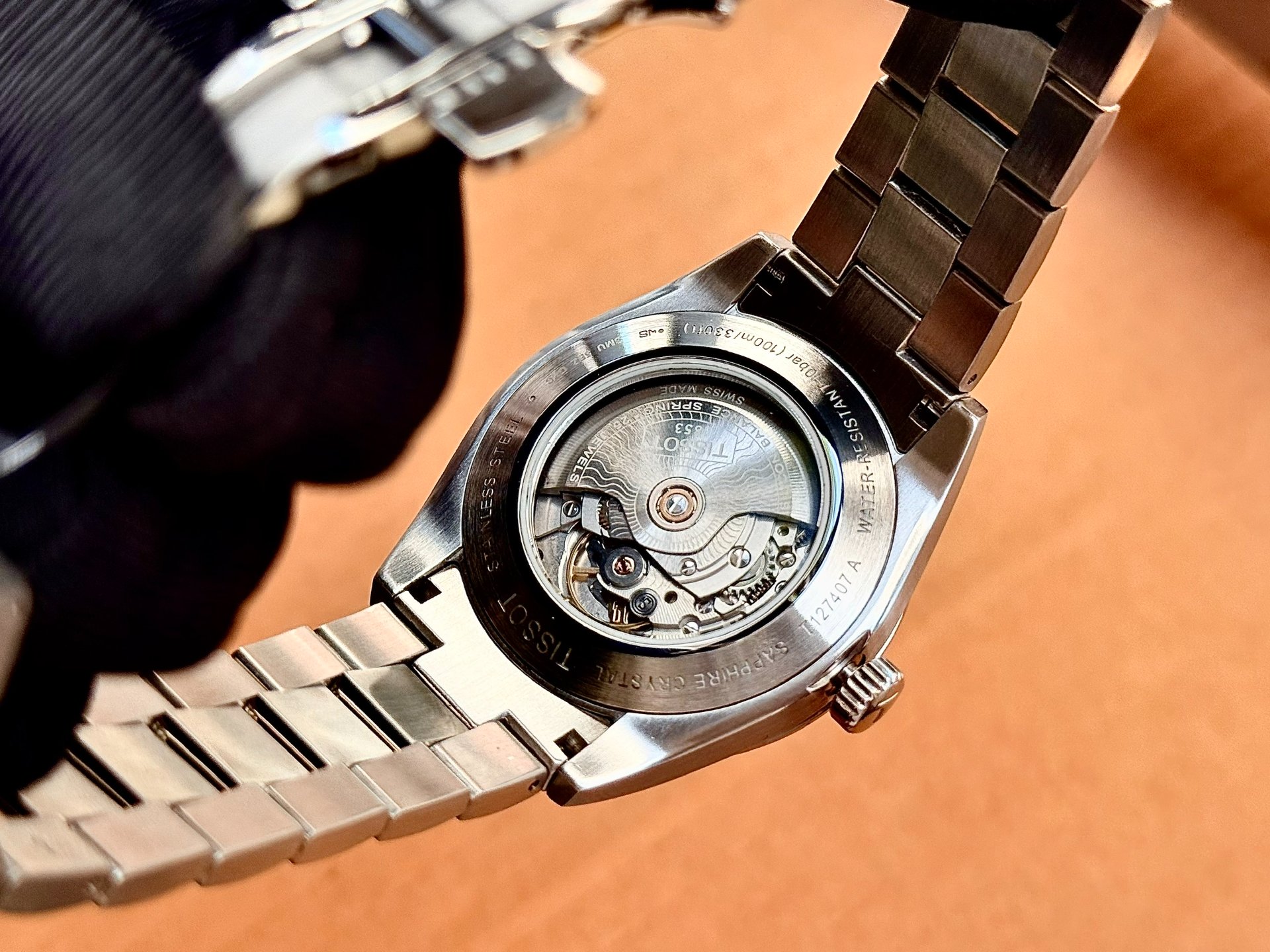 Đồng Hồ Nam Tissot Automatic Gentleman Powermatic 80 Silicium T127.407.11.091.01 QSD 3