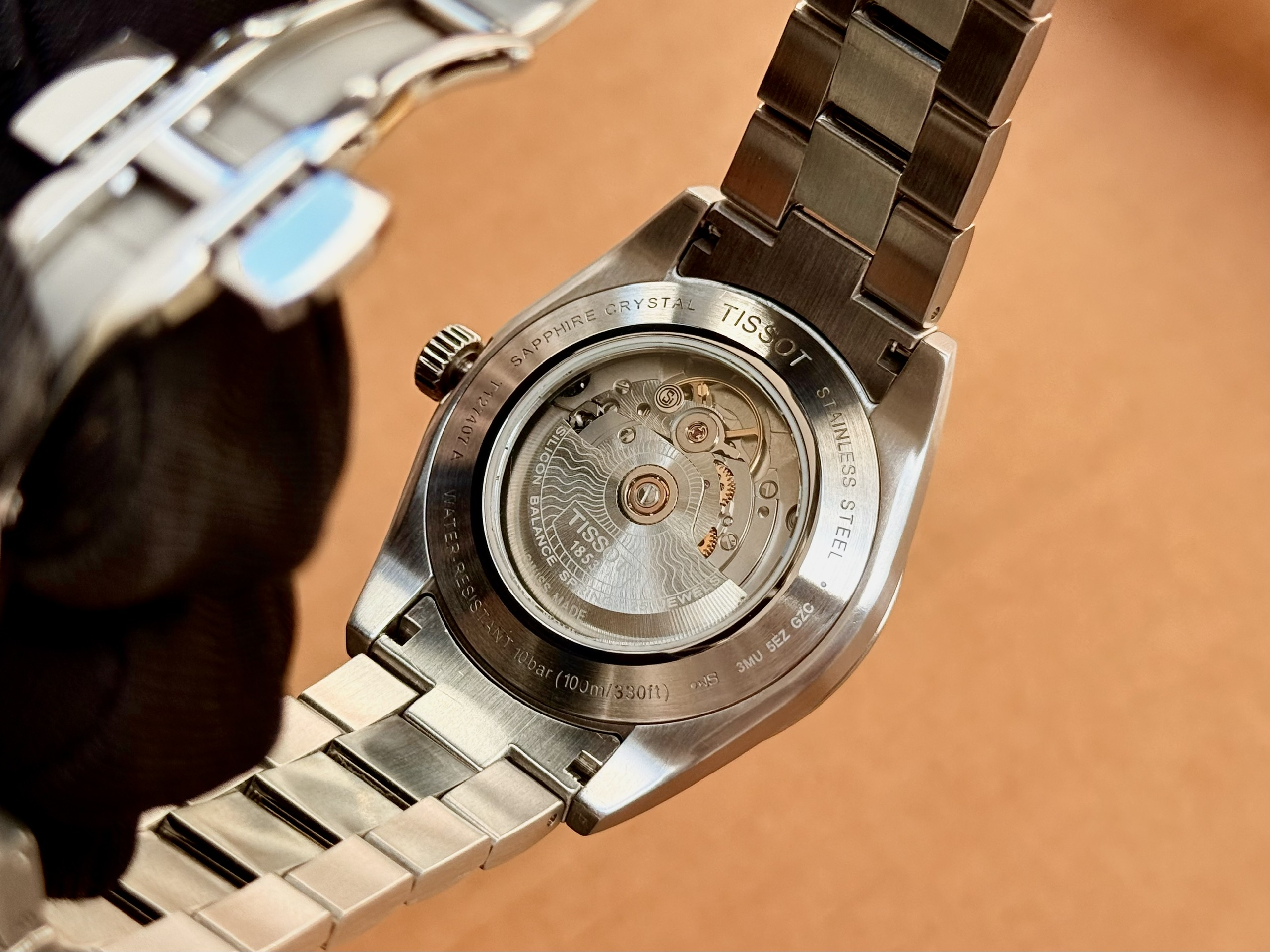 Đồng Hồ Nam Tissot Automatic Gentleman Powermatic 80 Silicium T127.407.11.091.01 QSD 5