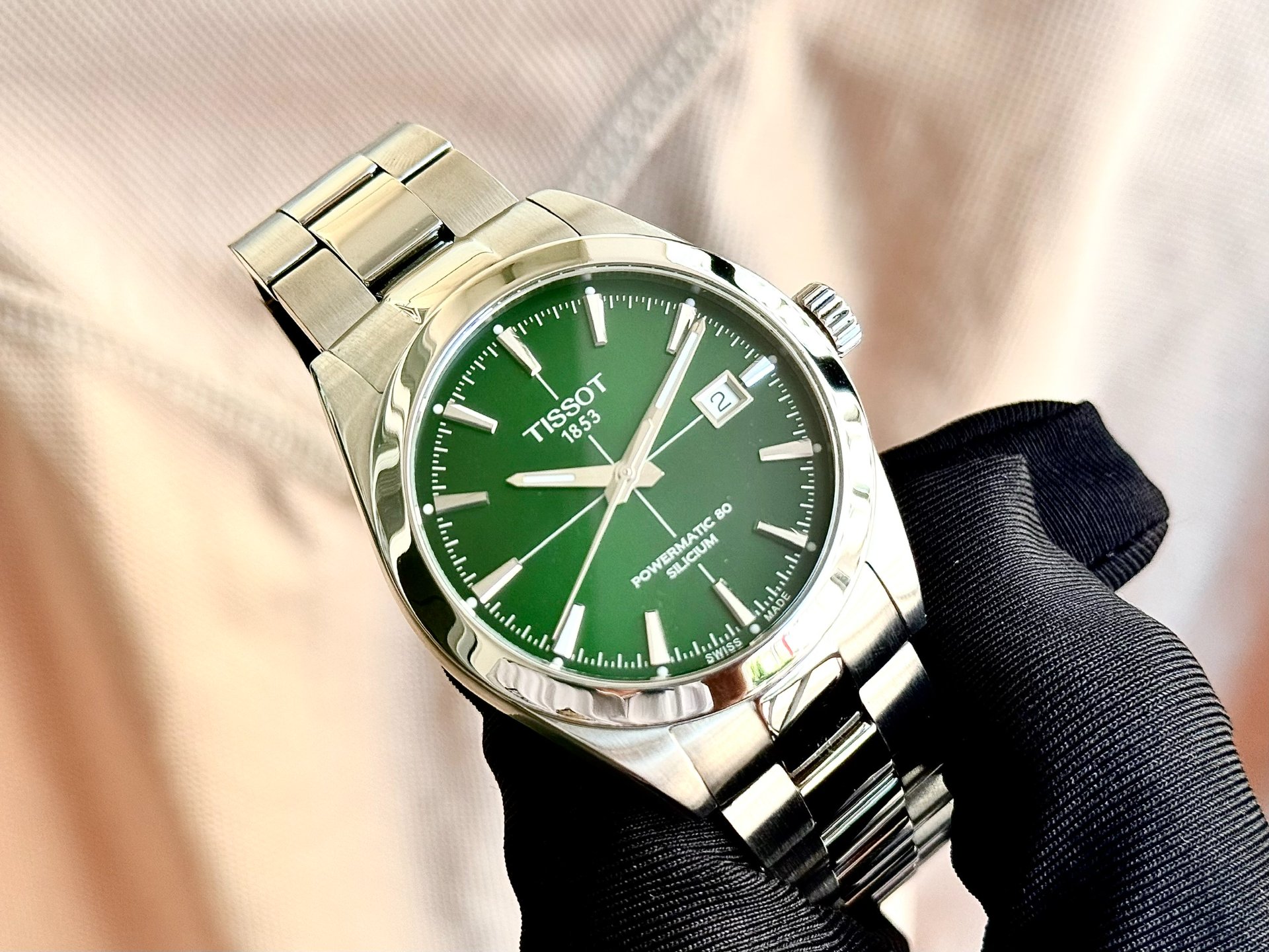 Đồng Hồ Nam Tissot Automatic Gentleman Powermatic 80 Silicium T127.407.11.091.01 QSD 6