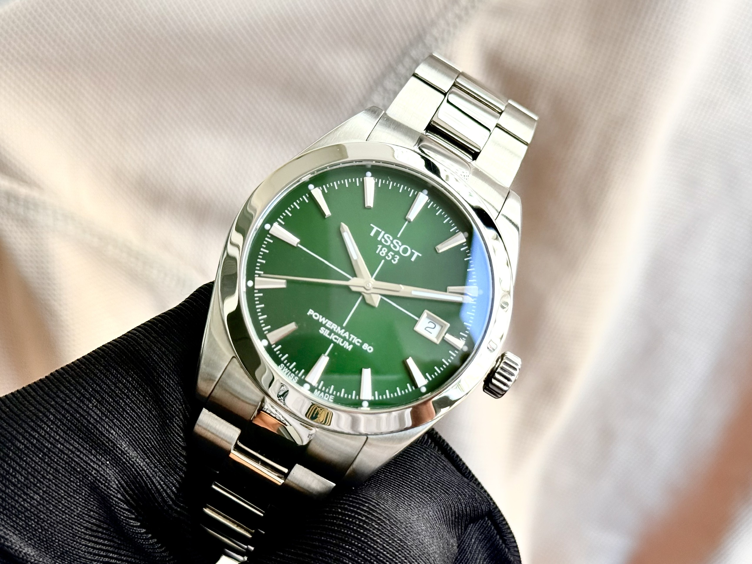 Đồng Hồ Nam Tissot Automatic Gentleman Powermatic 80 Silicium T127.407.11.091.01 QSD 9