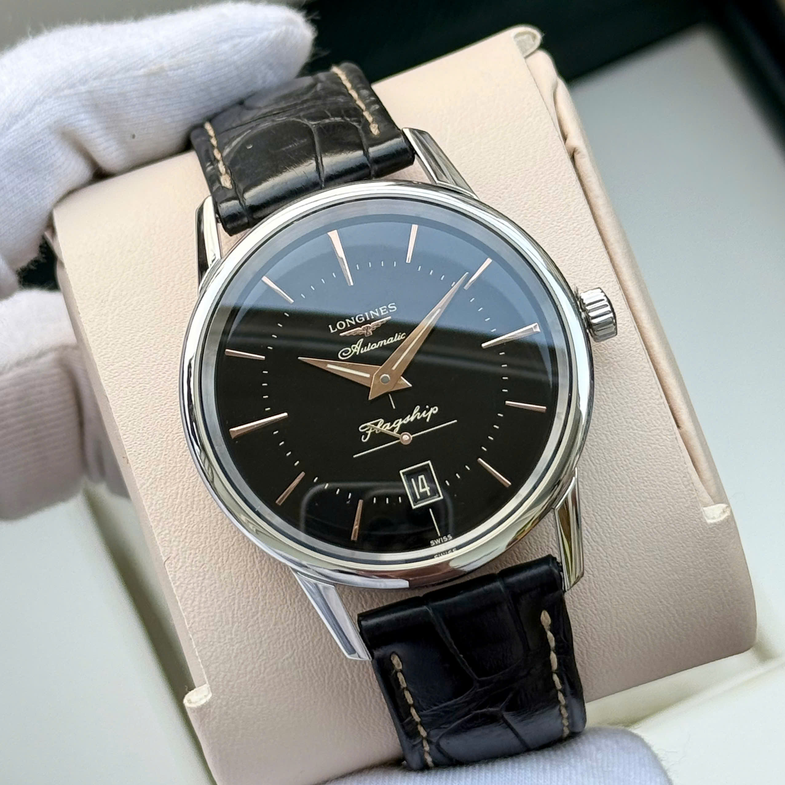 Đồng Hồ Nam Longines Flagship Heritage L4.795.4.58.0 QSD 1