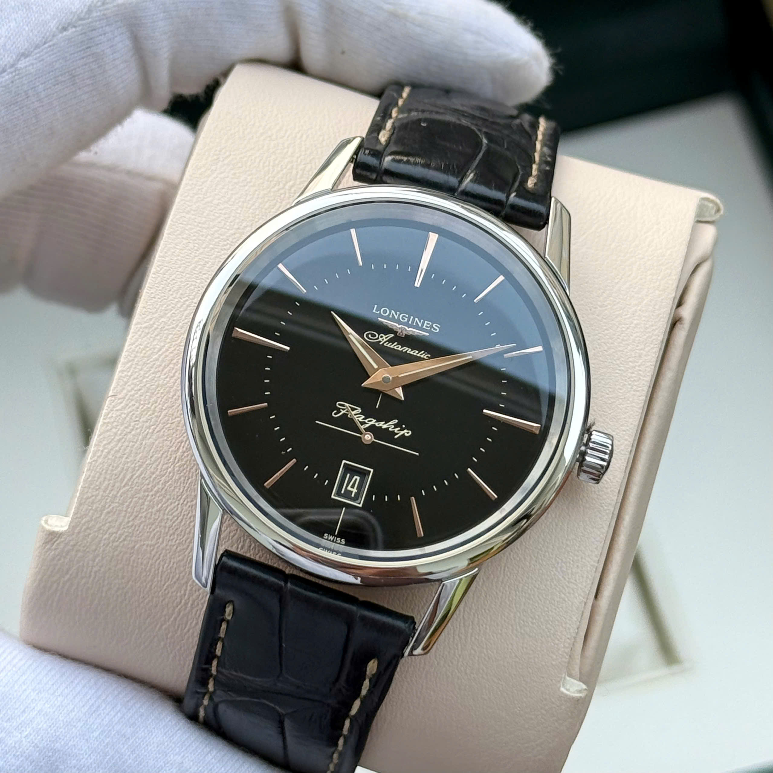 Đồng Hồ Nam Longines Flagship Heritage L4.795.4.58.0 QSD 2
