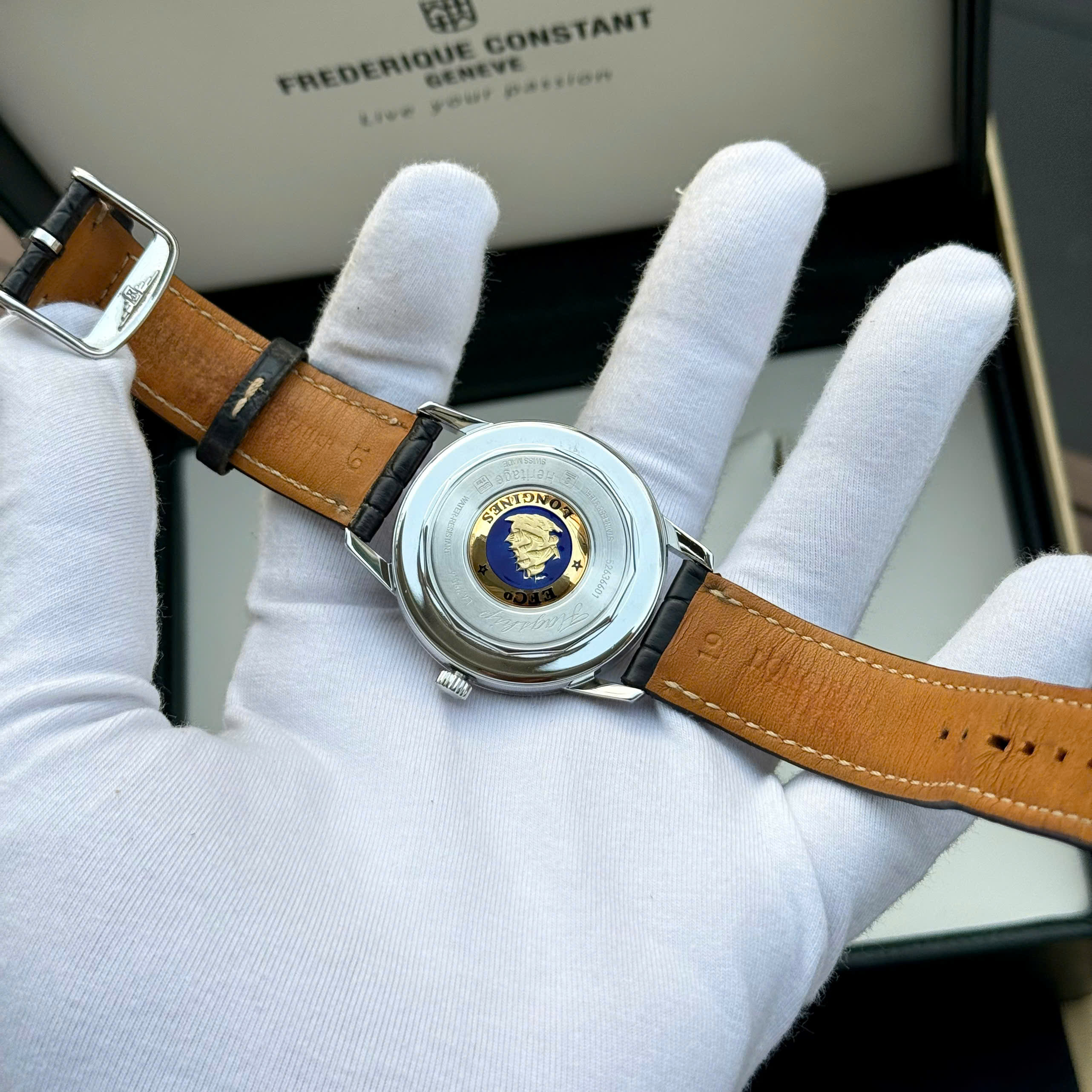 Đồng Hồ Nam Longines Flagship Heritage L4.795.4.58.0 QSD 5
