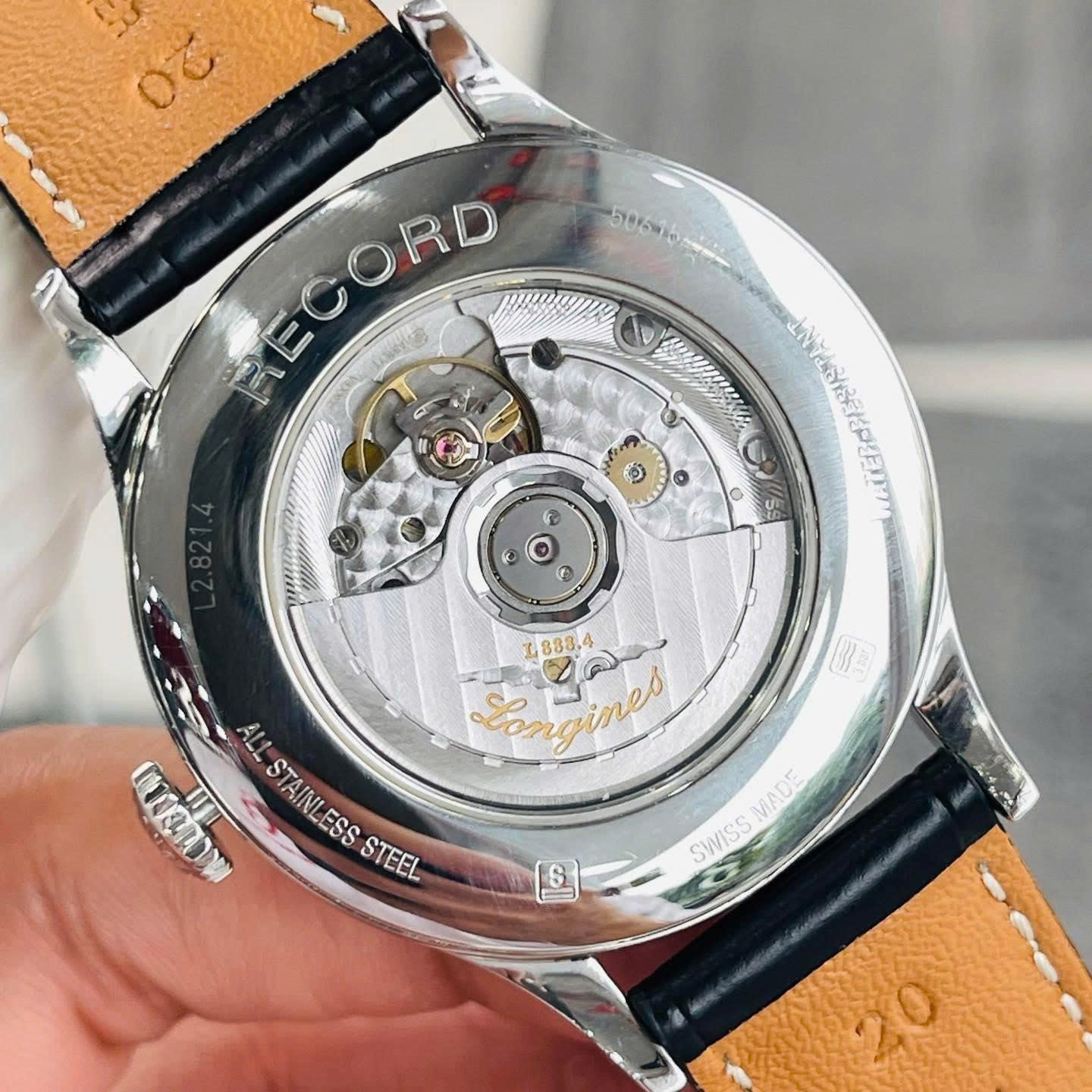 Đồng  Hồ Nam Longines Record Collection L2.821.4.11.2 QSD 4