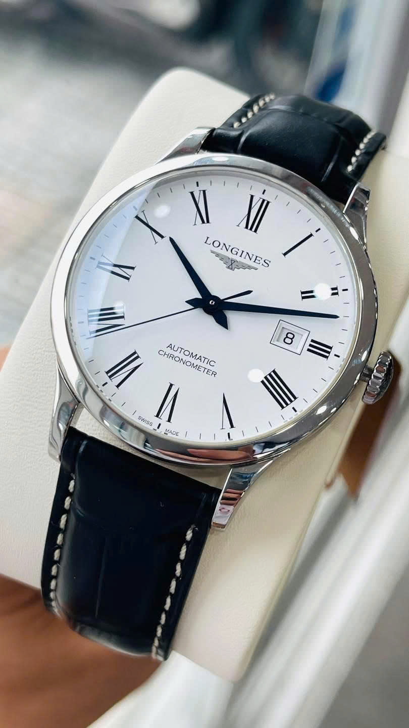 Đồng  Hồ Nam Longines Record Collection L2.821.4.11.2 QSD 5
