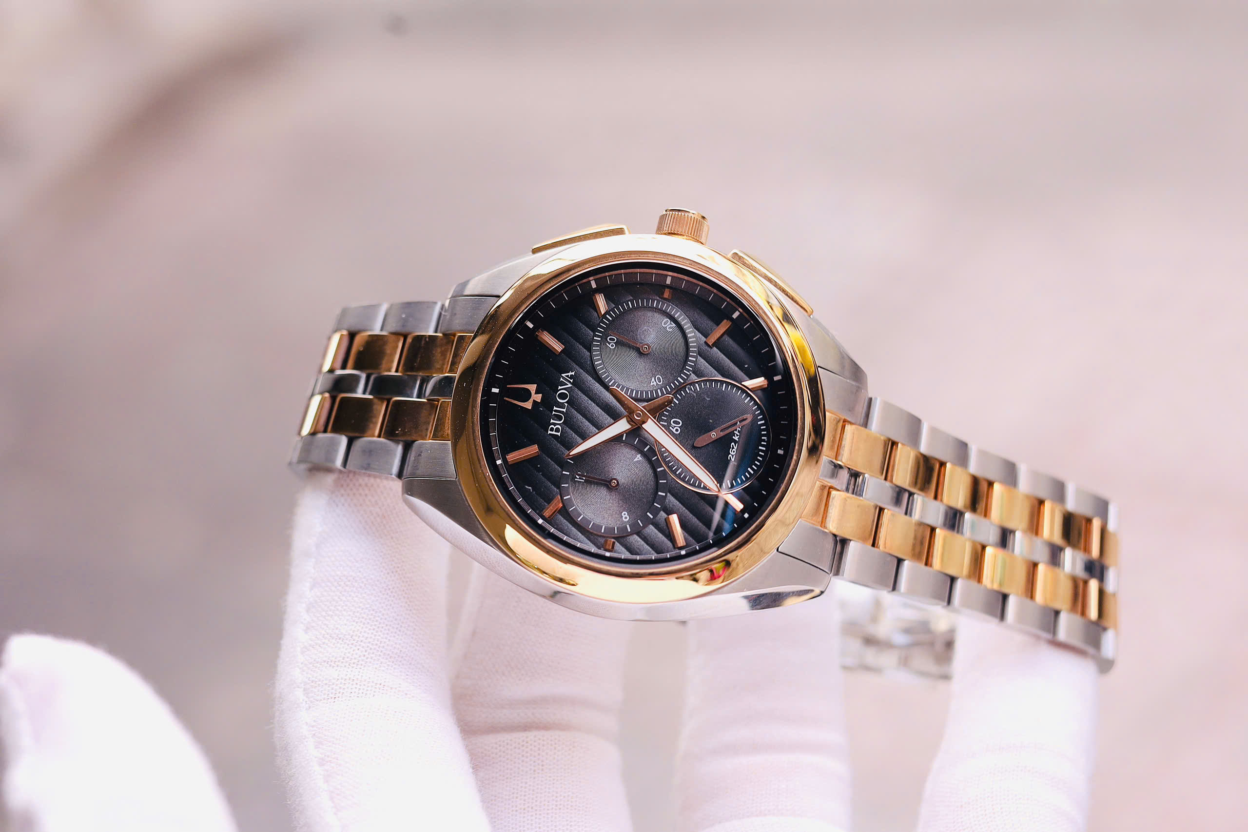 Bulova Curv Chronograph Watch 43mm 3
