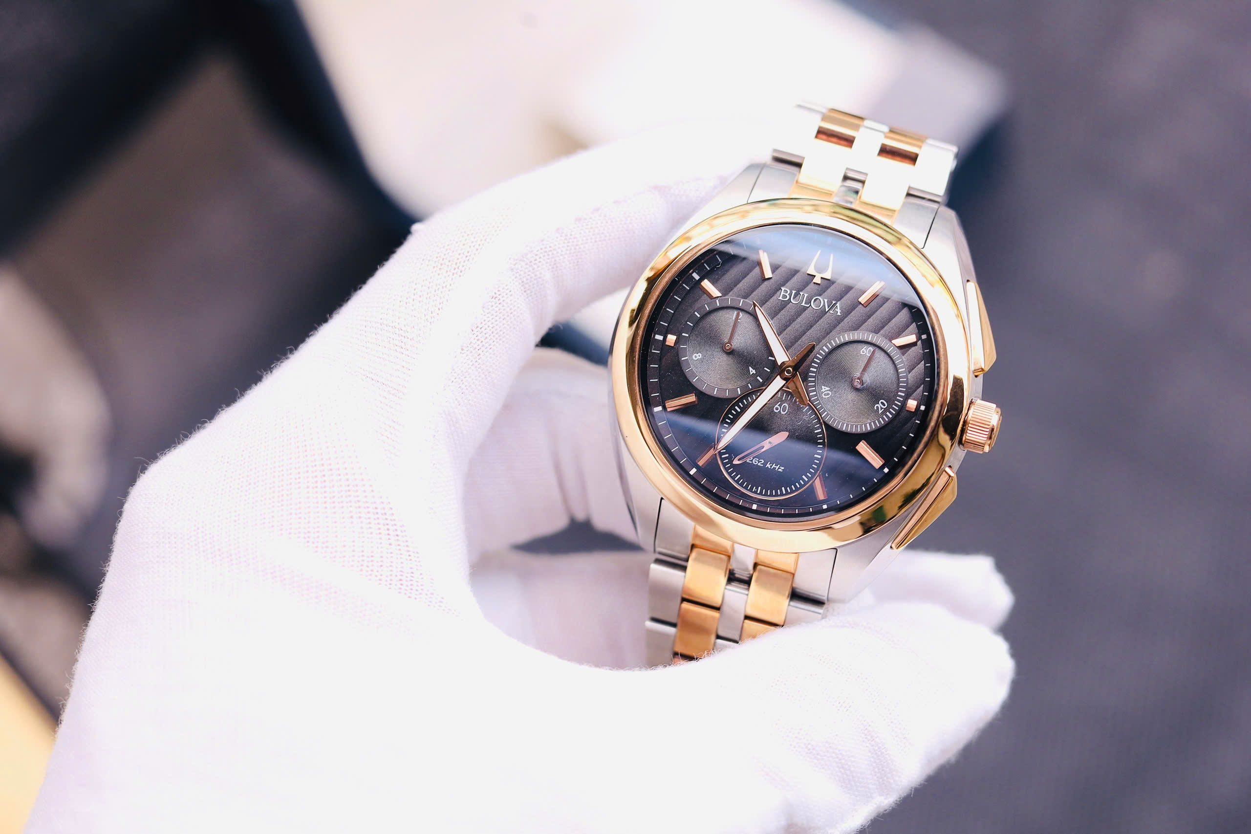 Bulova Curv Chronograph Watch 43mm 4