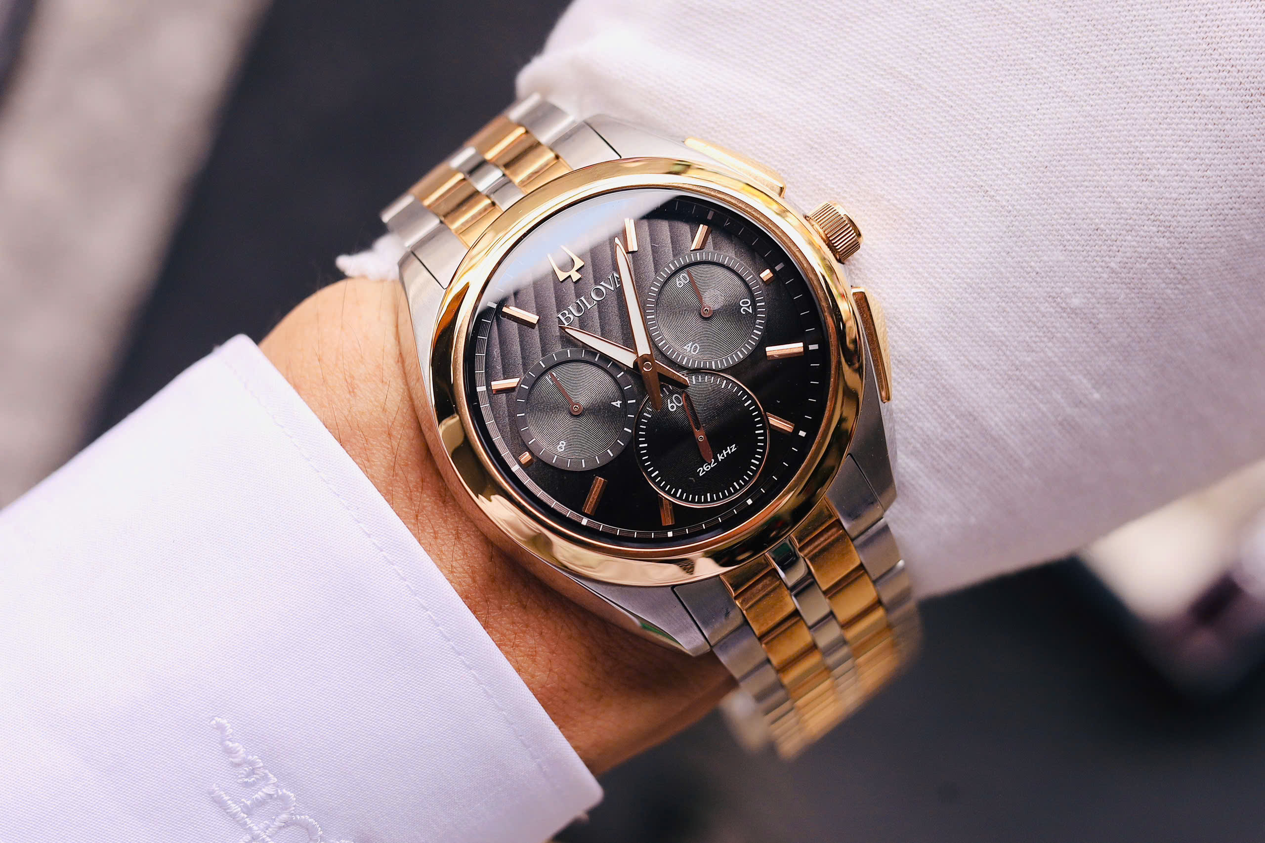 Bulova Curv Chronograph Watch 43mm 8