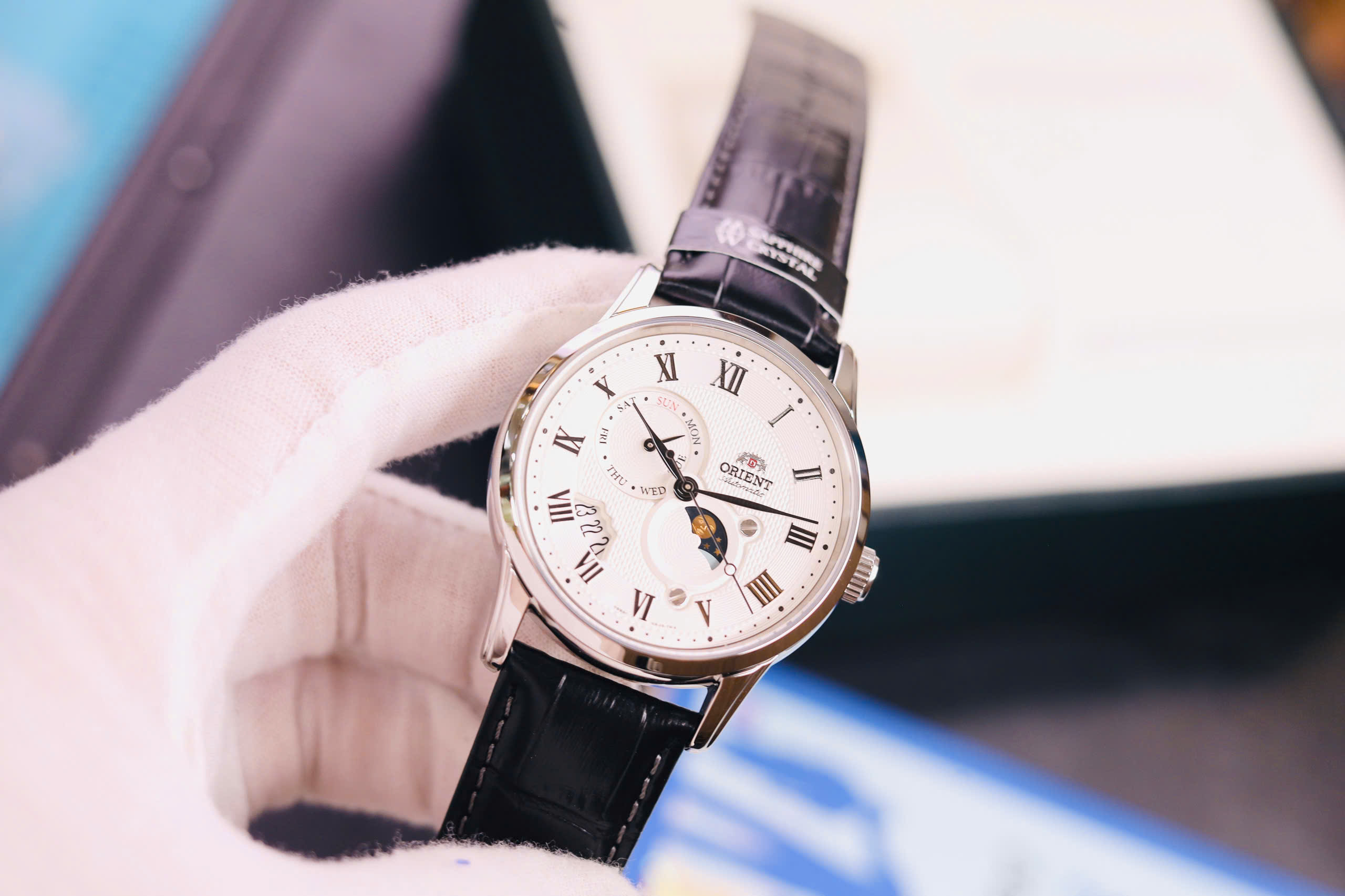 Đồng Hồ Nam Orient Sun and Moon Gen 3 RA-AK0008S10B Chính Hãng 8