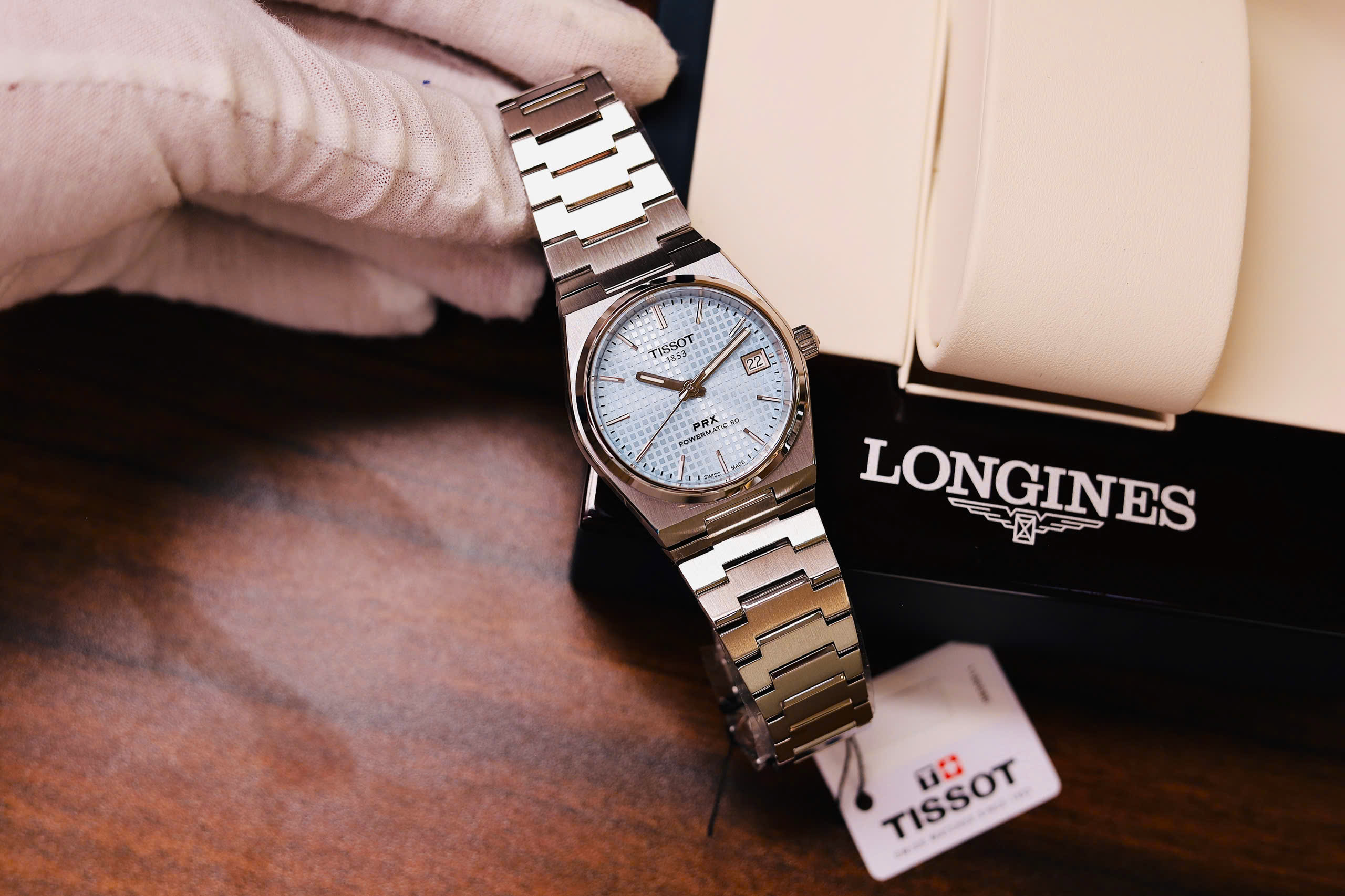 Tissot PRX Powermatic 80 35mm ICE BLUE T137.207.11.351.00 4