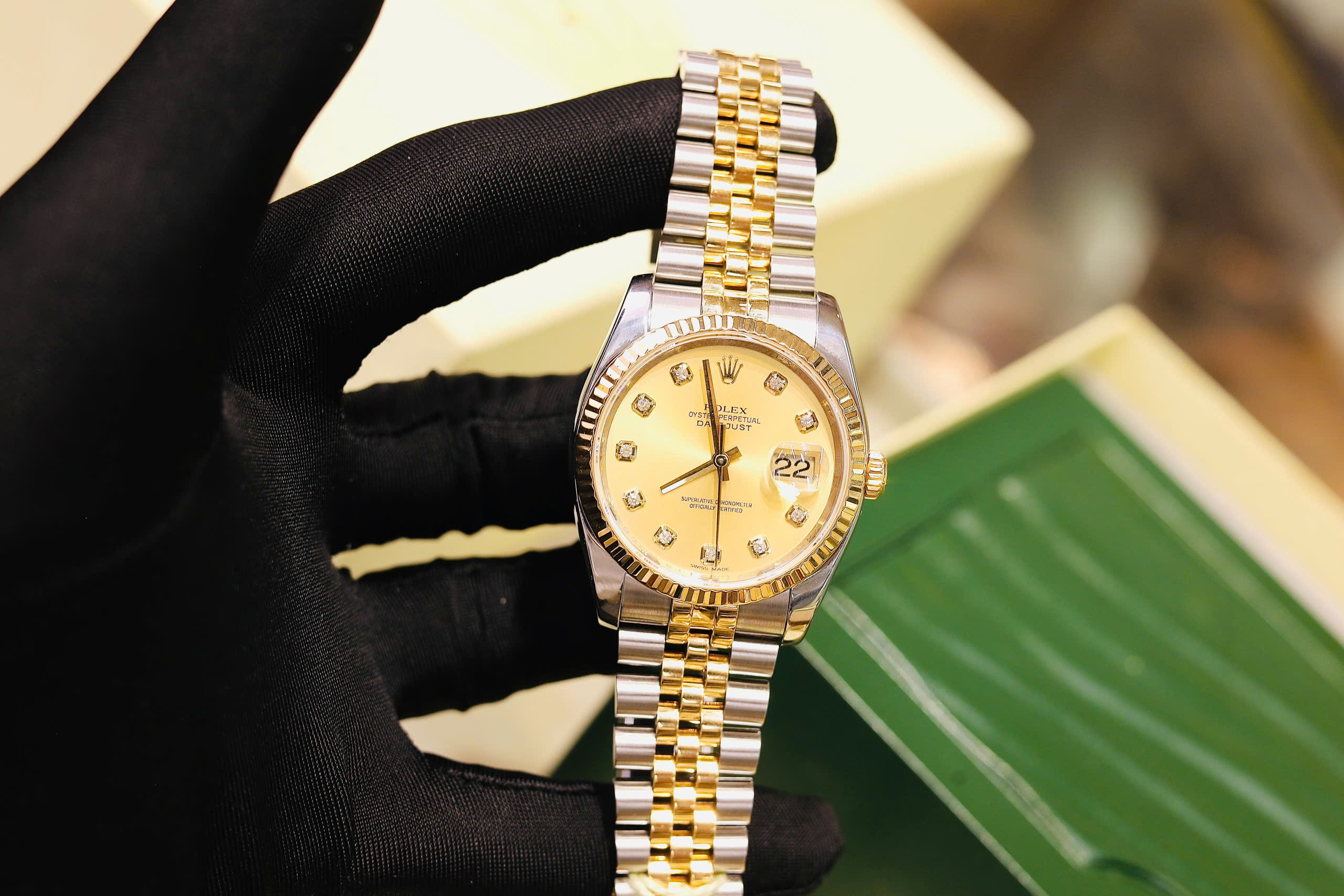 Đồng Hồ Nam Rolex Datejust 126233 Champagne QSD 3