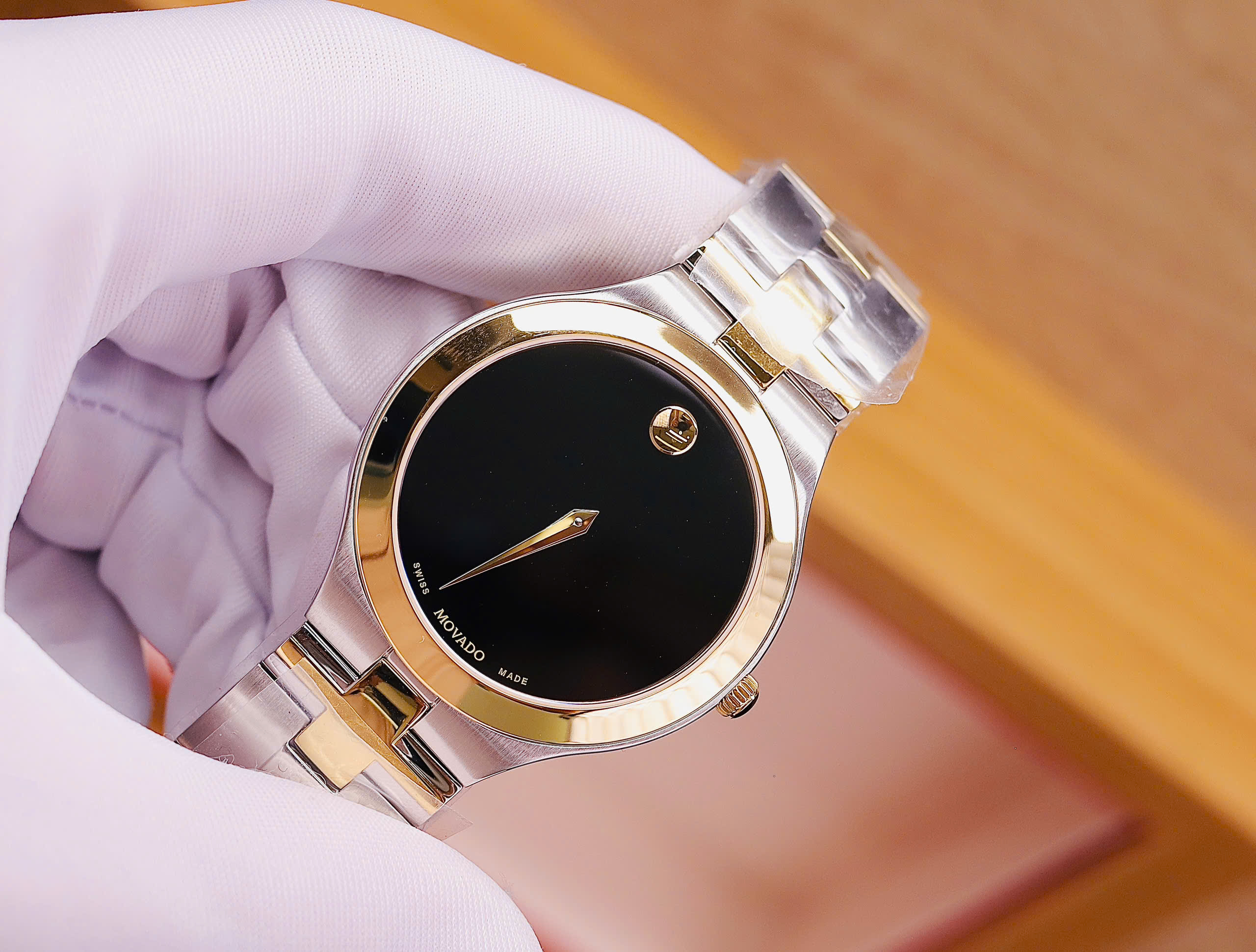 Đồng Hồ Nam Movado Juro Demi Gold 0607443 Chính Hãng 2