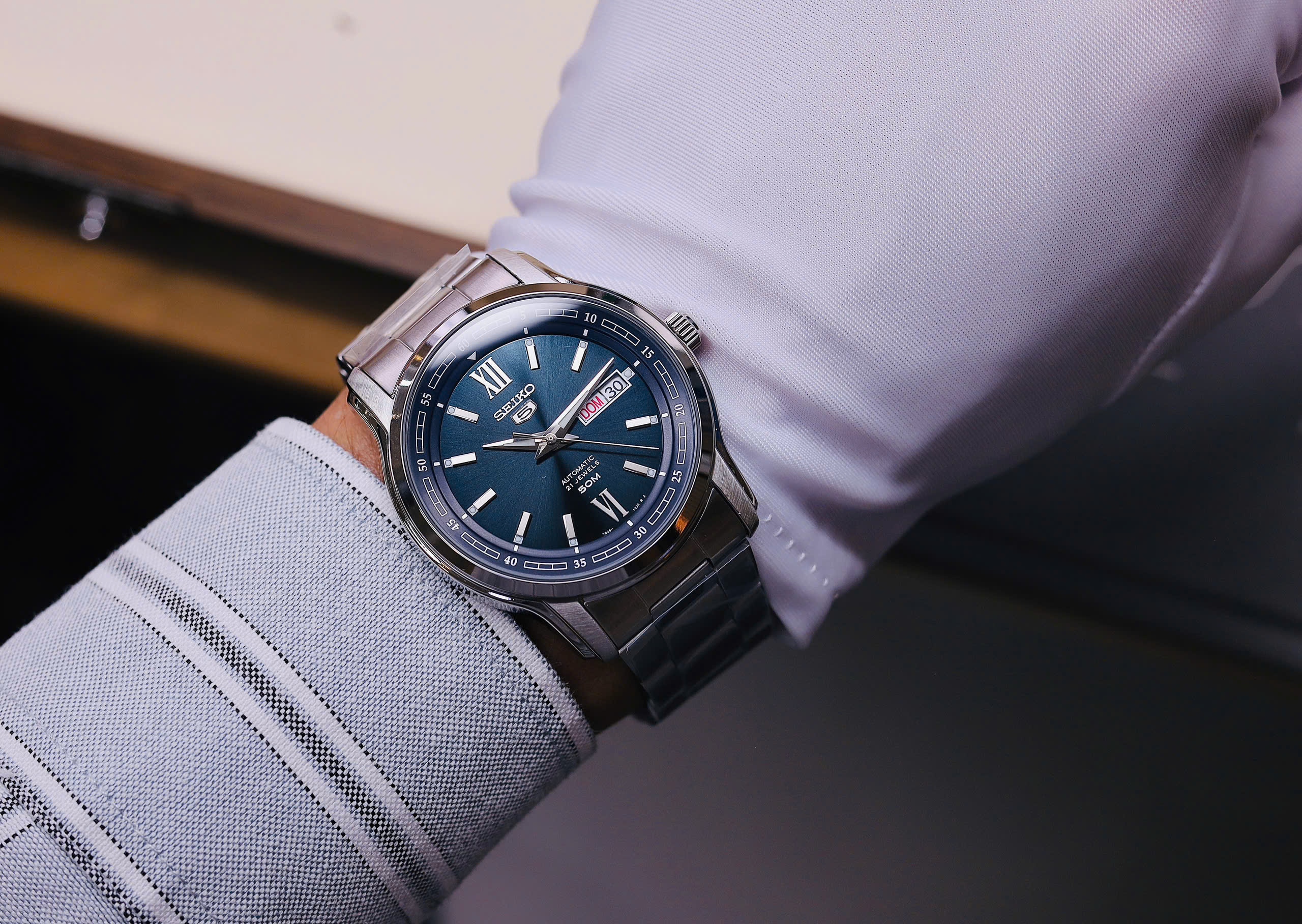 Đồng Hồ Nam Seiko 5 Automatic SNKP17K1 Chính Hãng 6