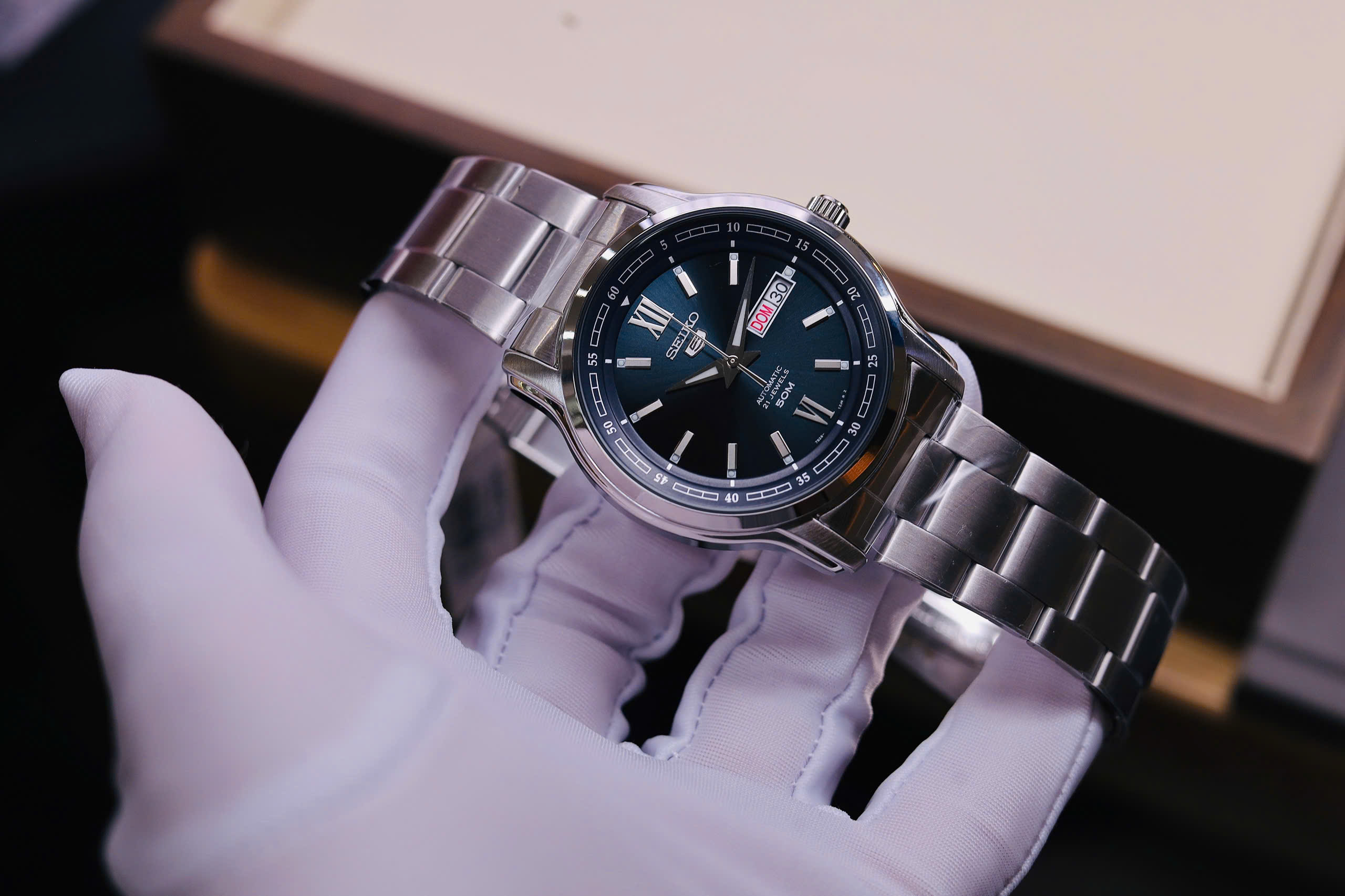 Đồng Hồ Nam Seiko 5 Automatic SNKP17K1 Chính Hãng 9