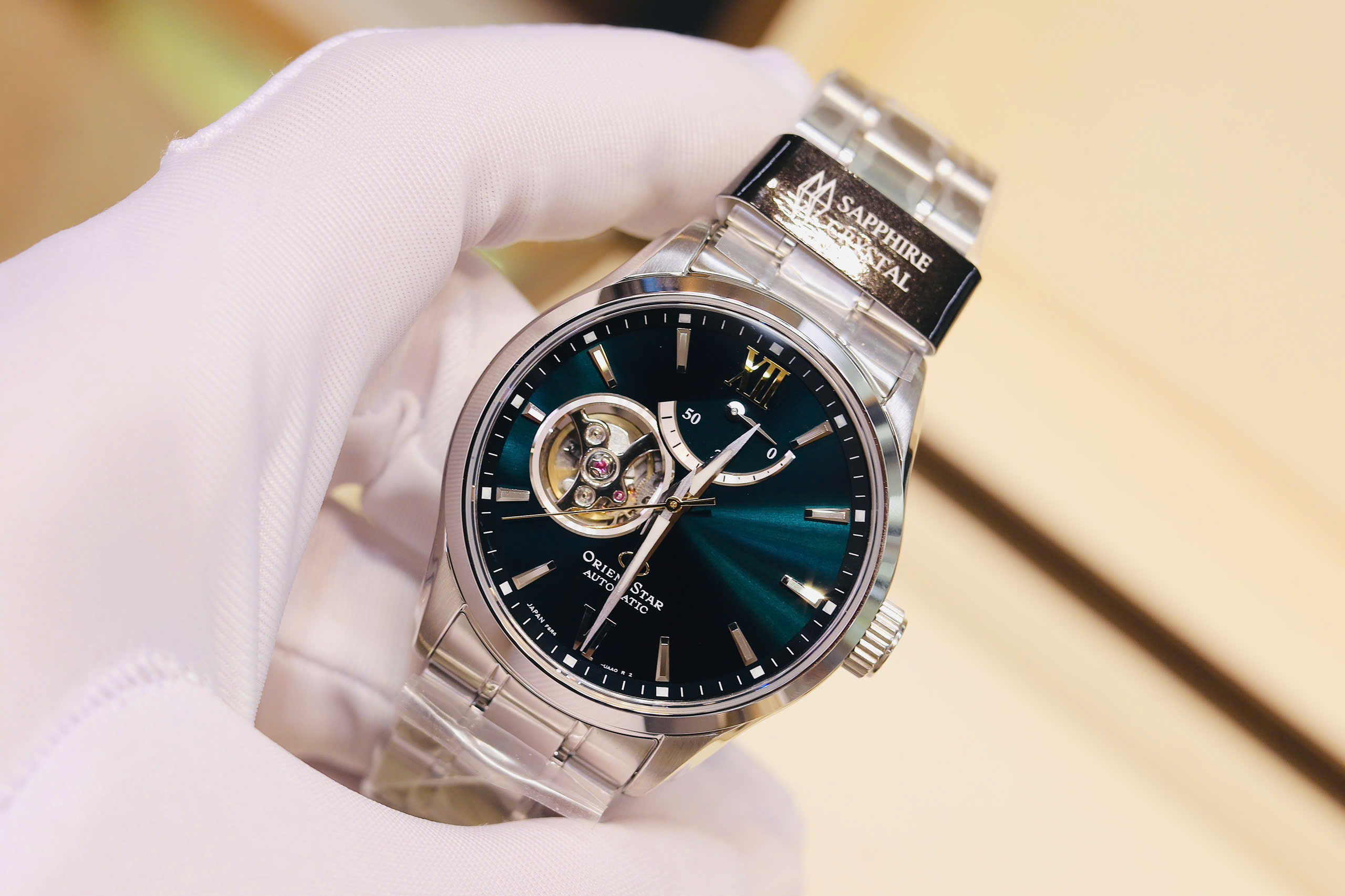 Đồng Hồ Nam Orient Star Semi Skeleton RE-AT0002S Chính Hãng 1