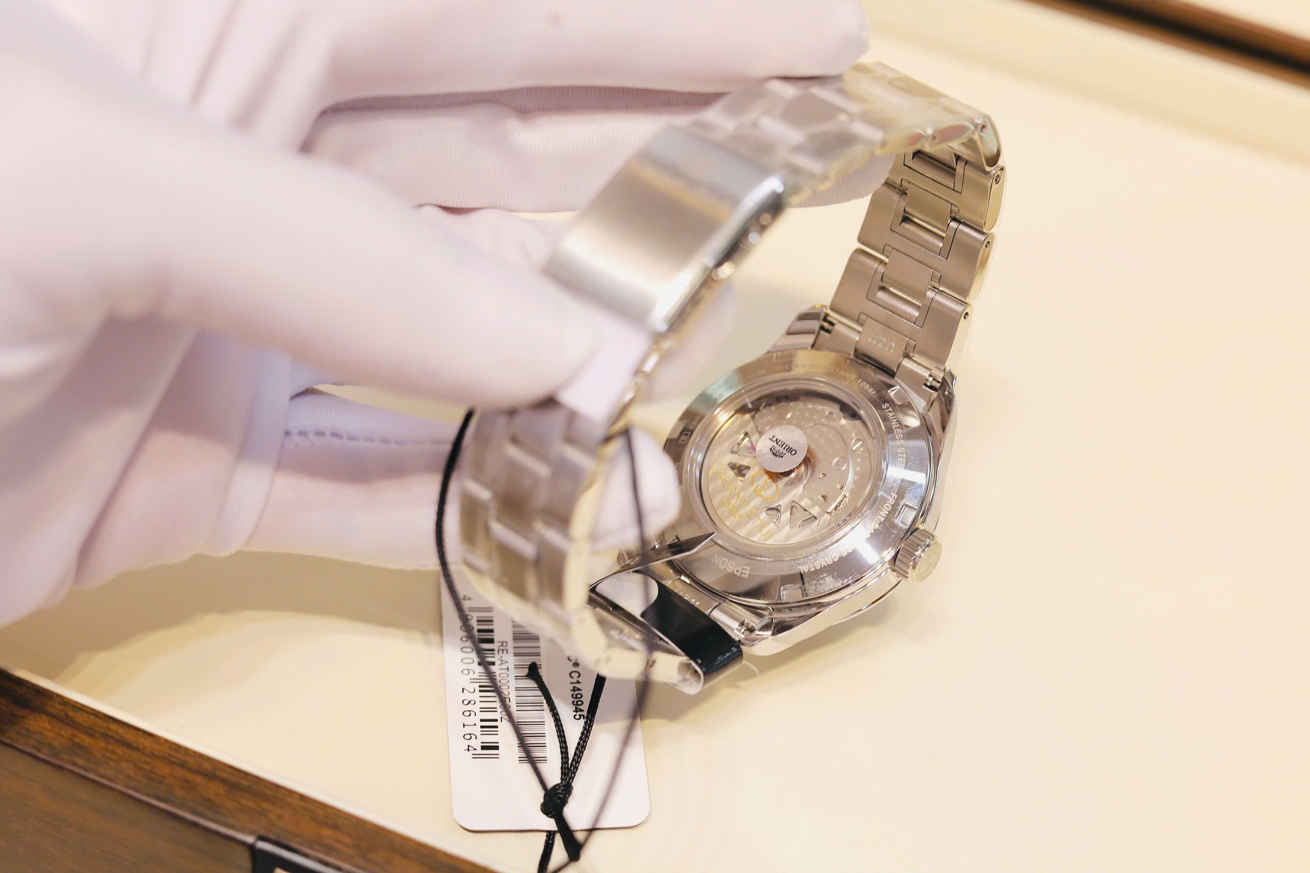 Đồng Hồ Nam Orient Star Semi Skeleton RE-AT0002S Chính Hãng 4