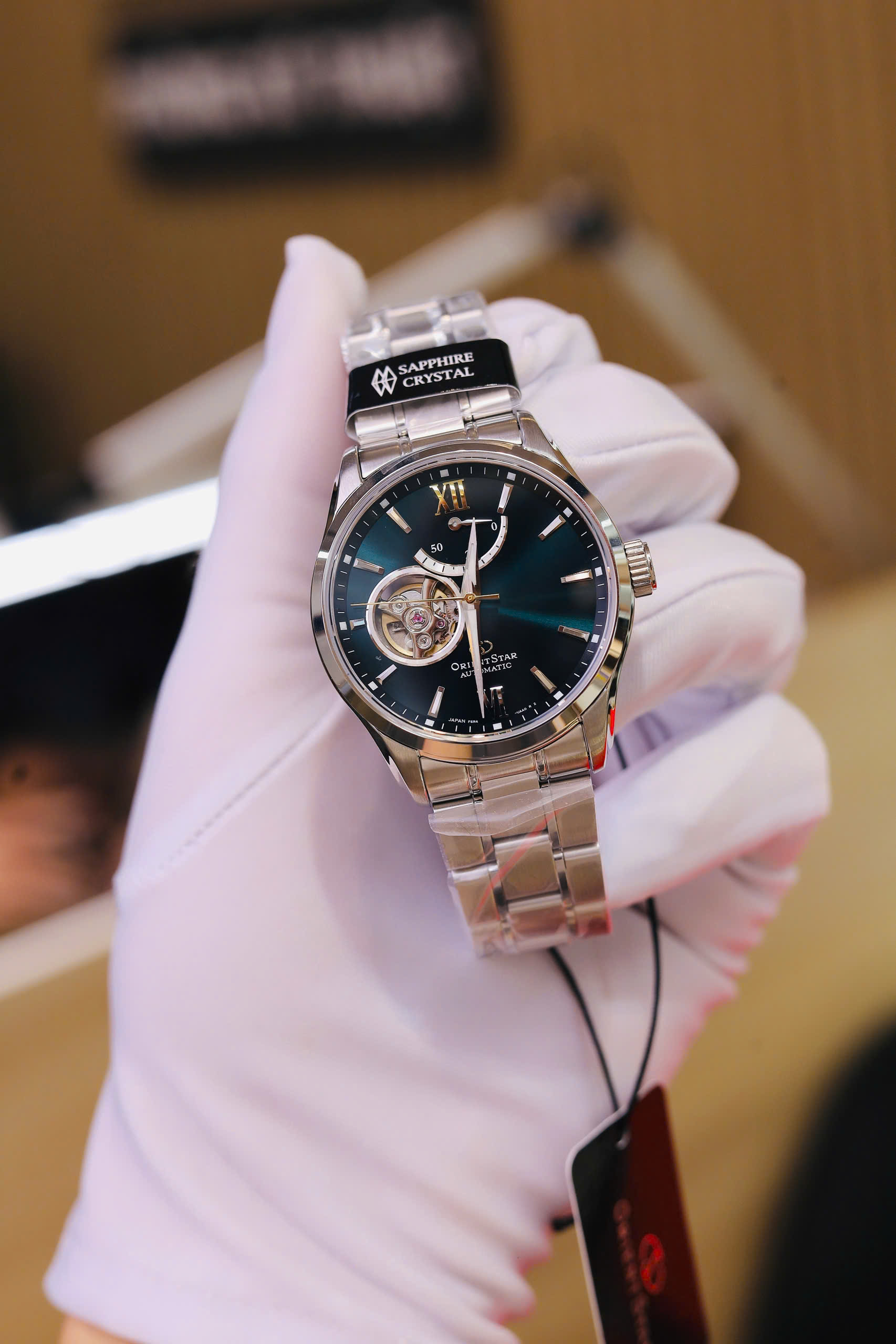 Đồng Hồ Nam Orient Star Semi Skeleton RE-AT0002S Chính Hãng 7