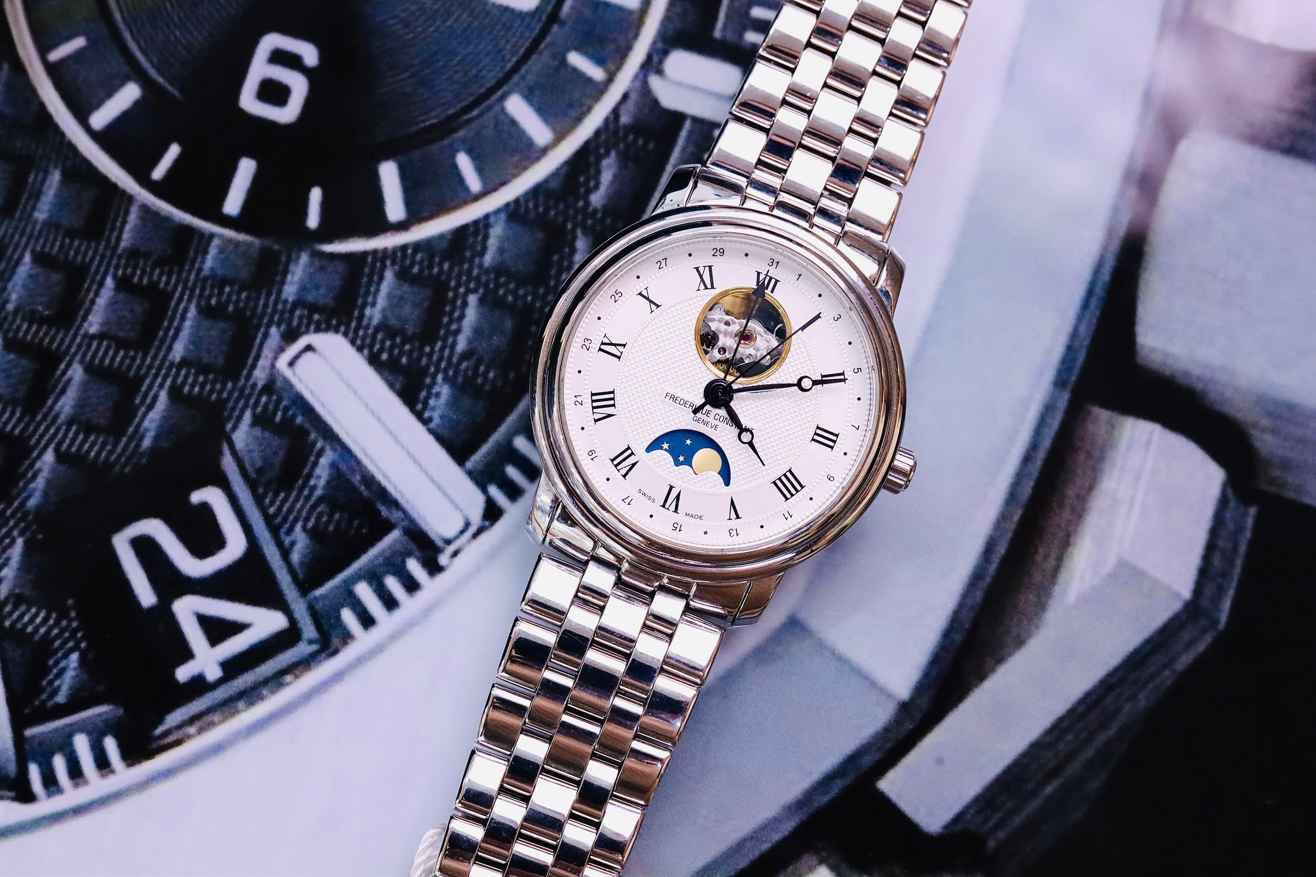 Đồng Hồ Nam Frederique Constant Classics Moonphase FC-335MC4P6B2 QSD 6