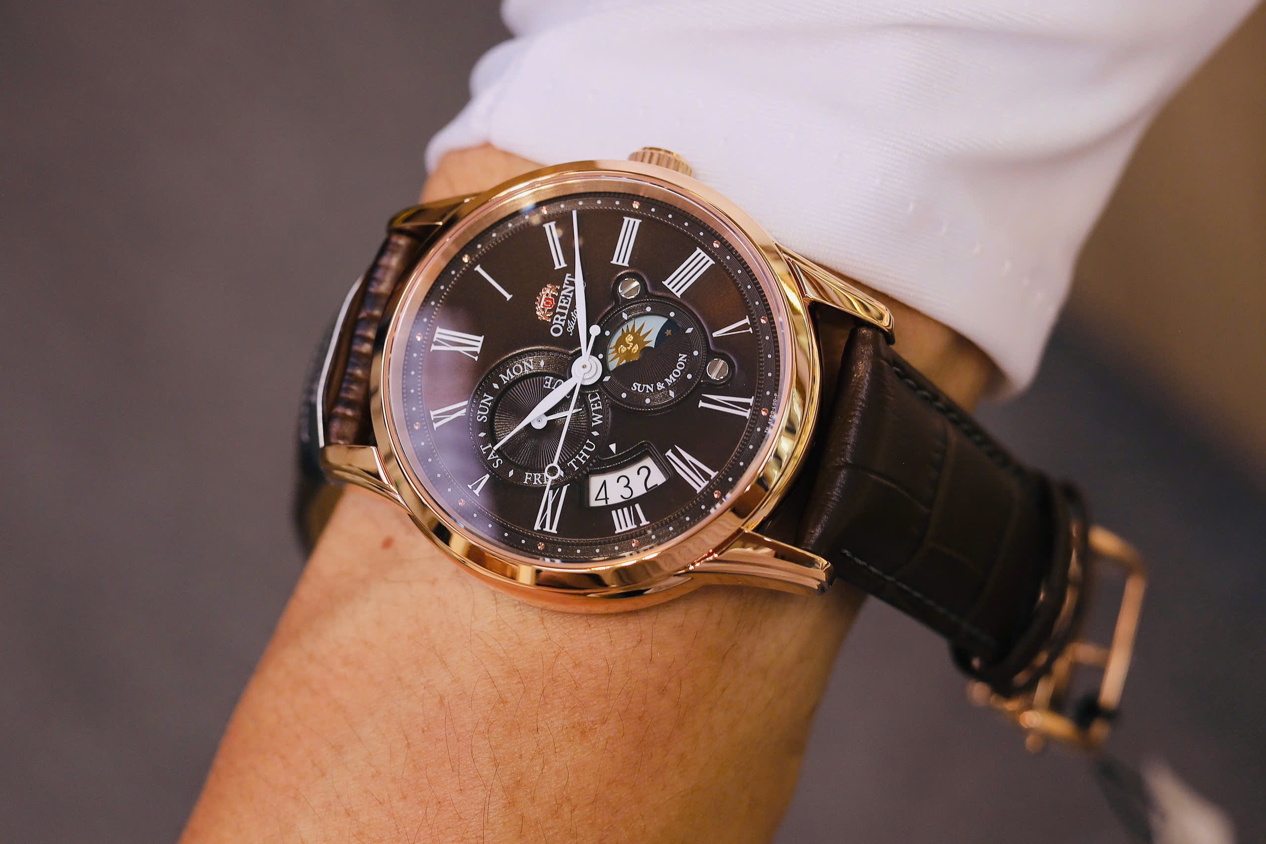 Đồng Hồ Nam Orient Sun And Moon RA-AK0009T10B Chính Hãng 7