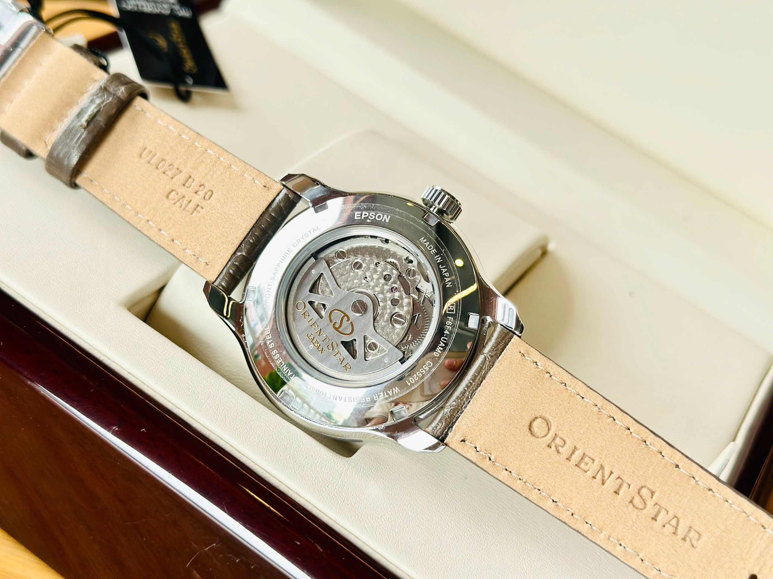 Đồng Hồ Nam Orient Star Layered Skeleton RE-AV0B10G00B Chính Hãng 7
