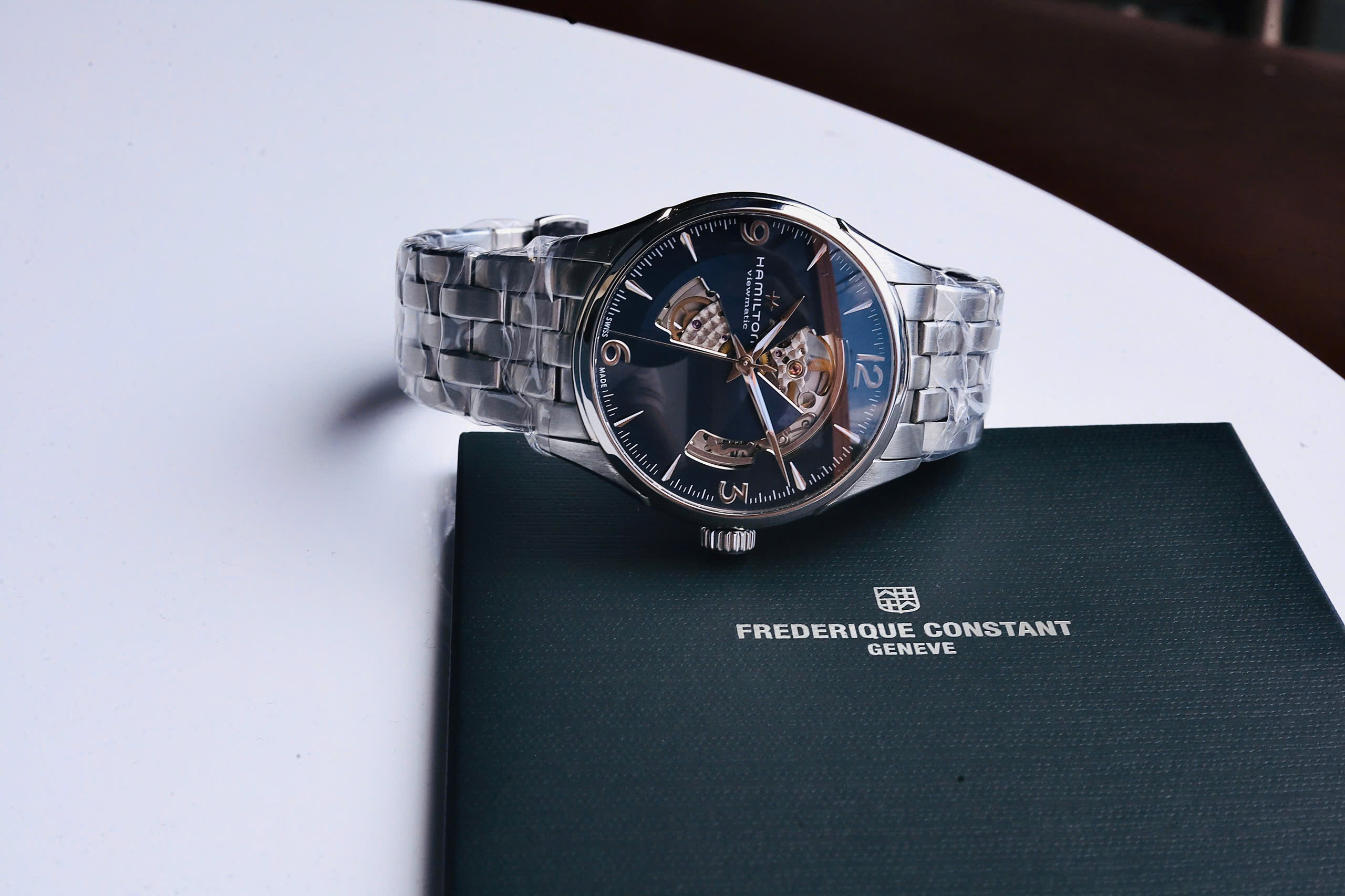Đồng Hồ Nam Hamilton Jazzmaster Open Heart H32705141 QSD 4