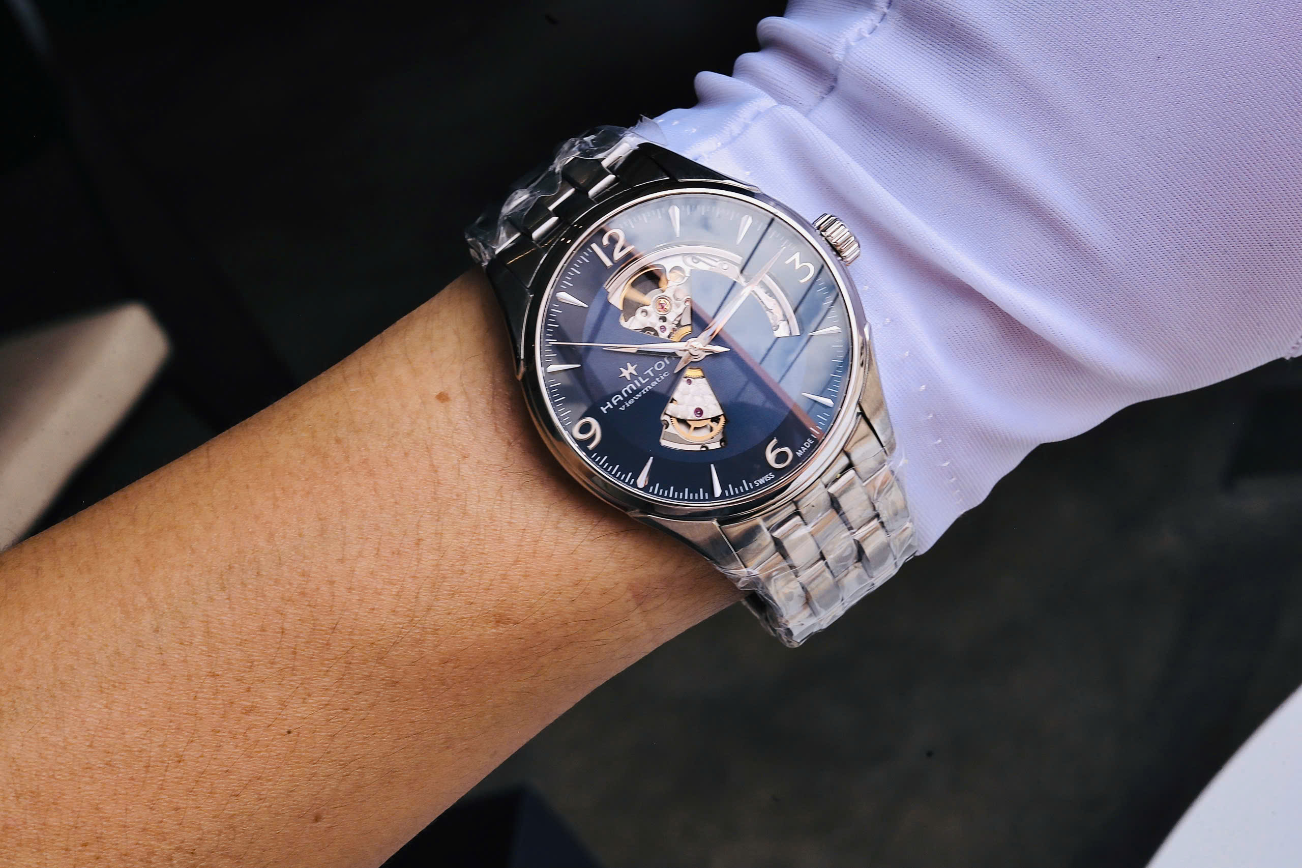 Đồng Hồ Nam Hamilton Jazzmaster Open Heart H32705141 QSD 6