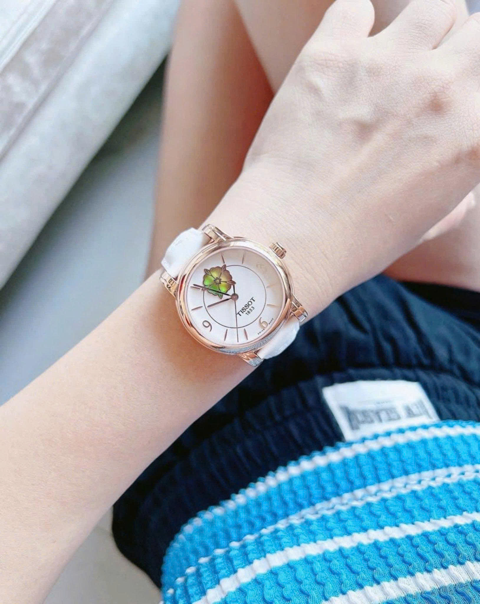 Tissot Lady Heart Flower Powermatic 80 White Dial T050.207.37.017.05 5