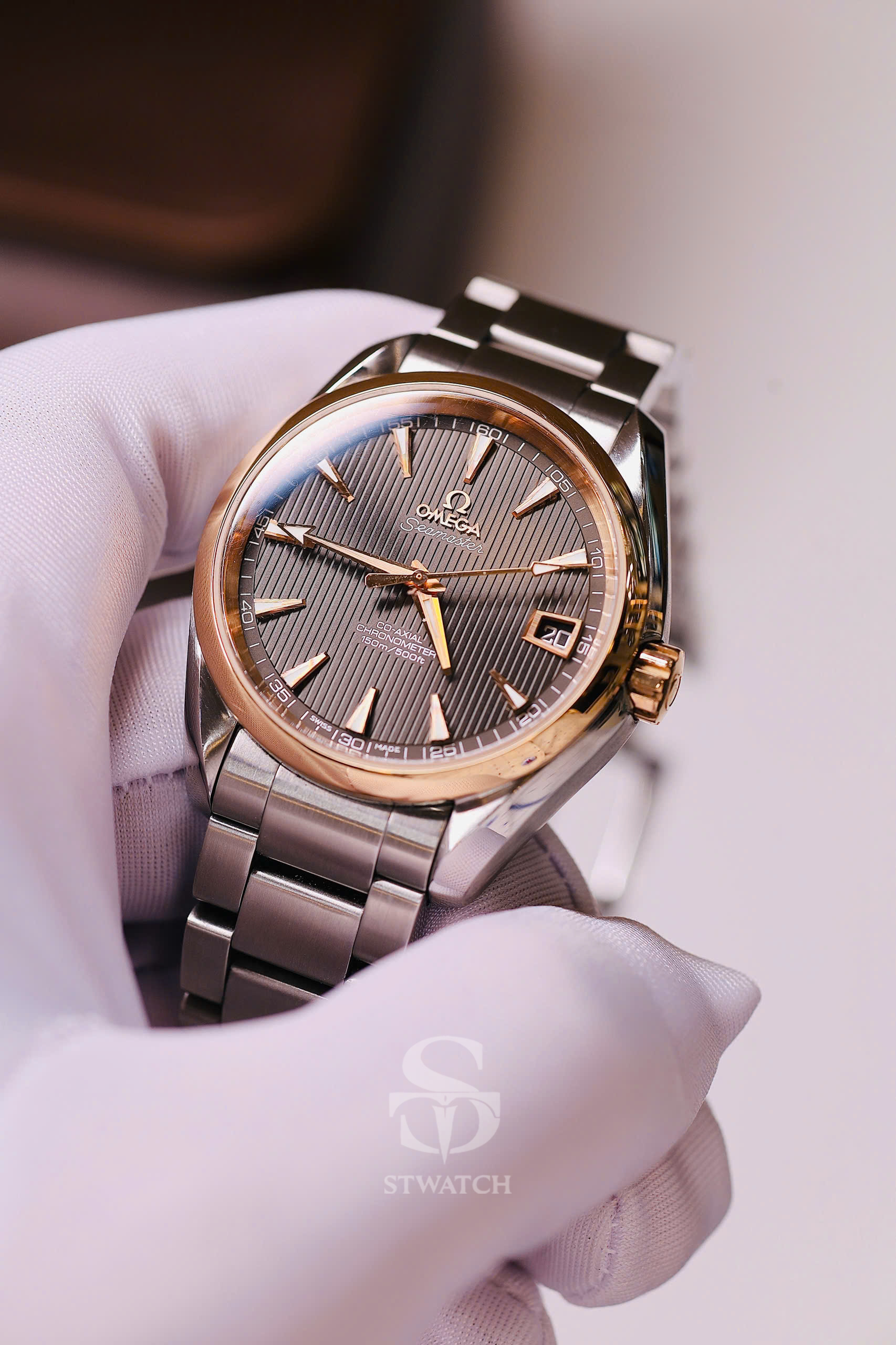 Đồng hồ Omega Seamaster Aqua Terra 150M 231.20.42.21.06.002 41.5 Red Gold Steel QSD 4