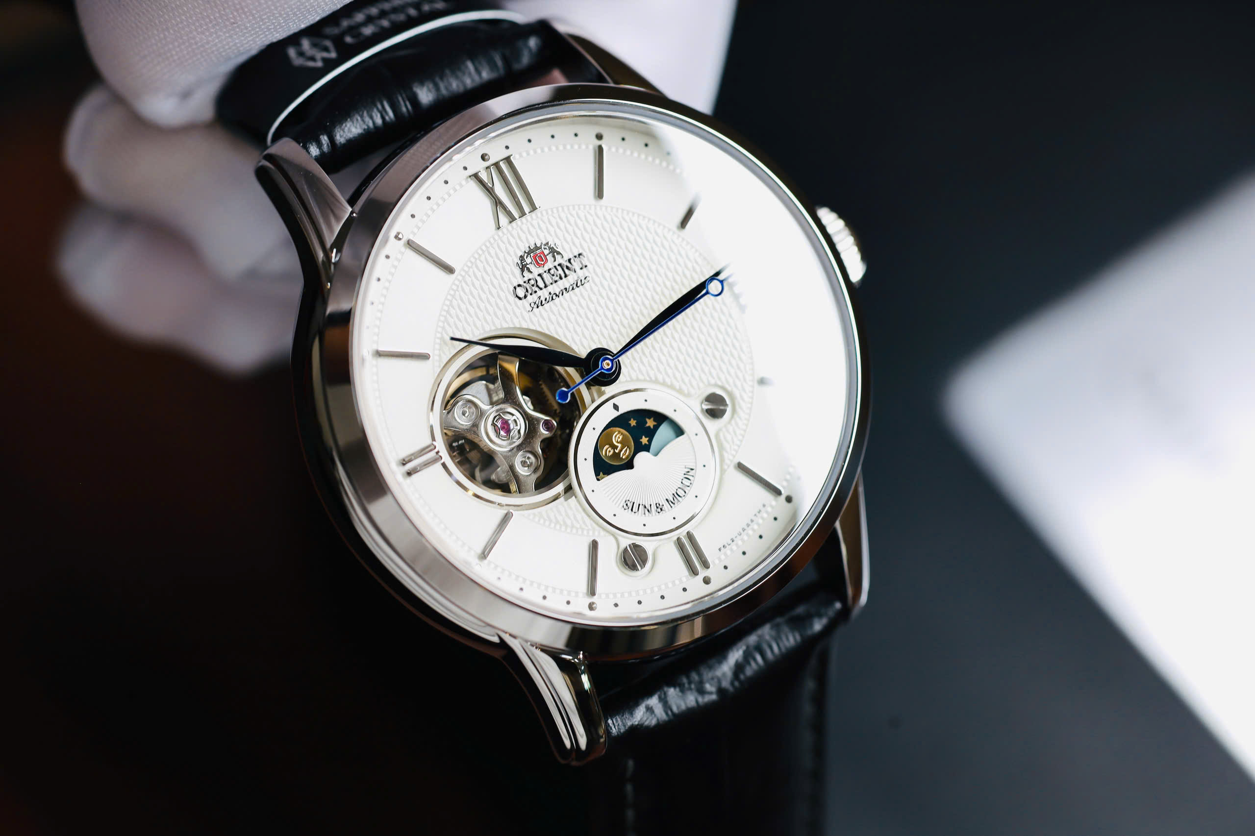 Đồng hồ Orient Sun & Moon 42 mm Nam RA-AS0011S30B 3