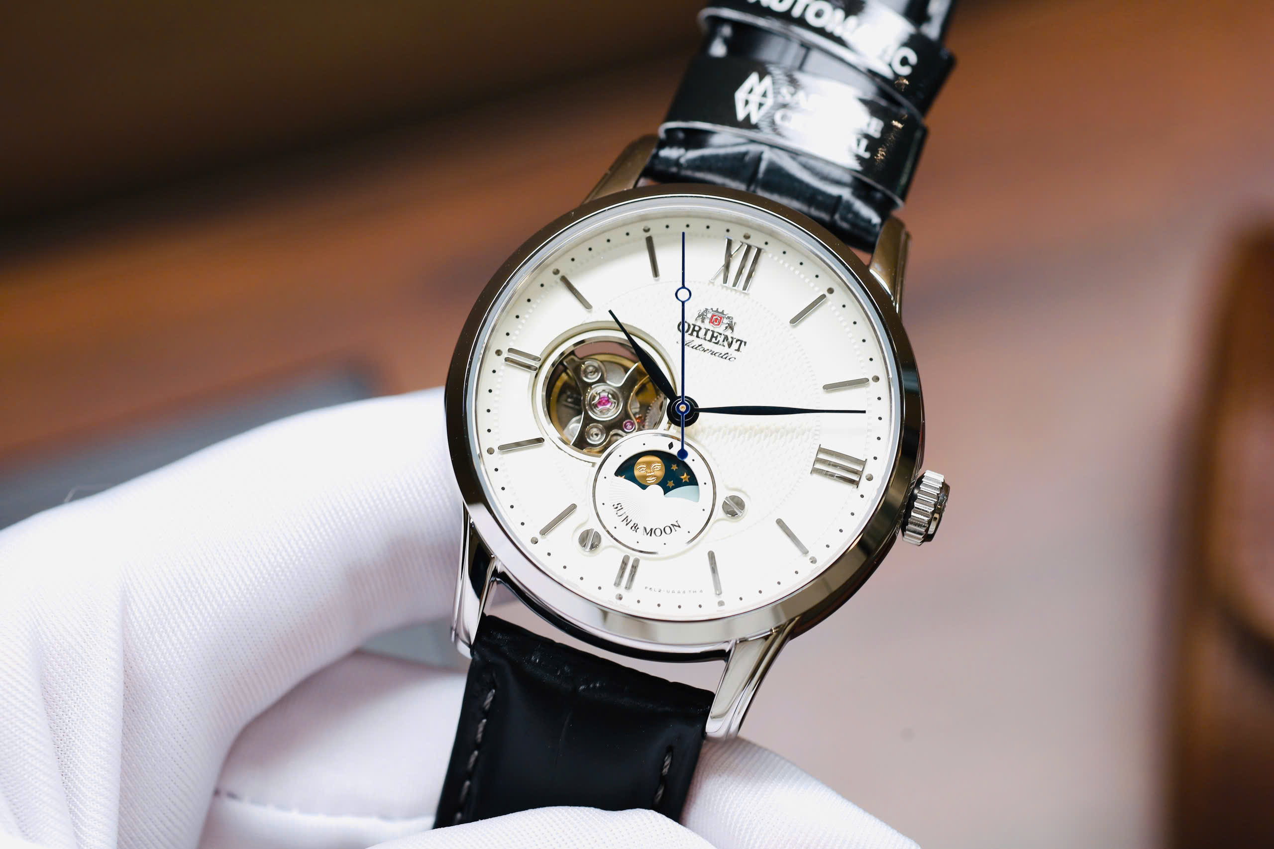 Đồng hồ Orient Sun & Moon 42 mm Nam RA-AS0011S30B 4