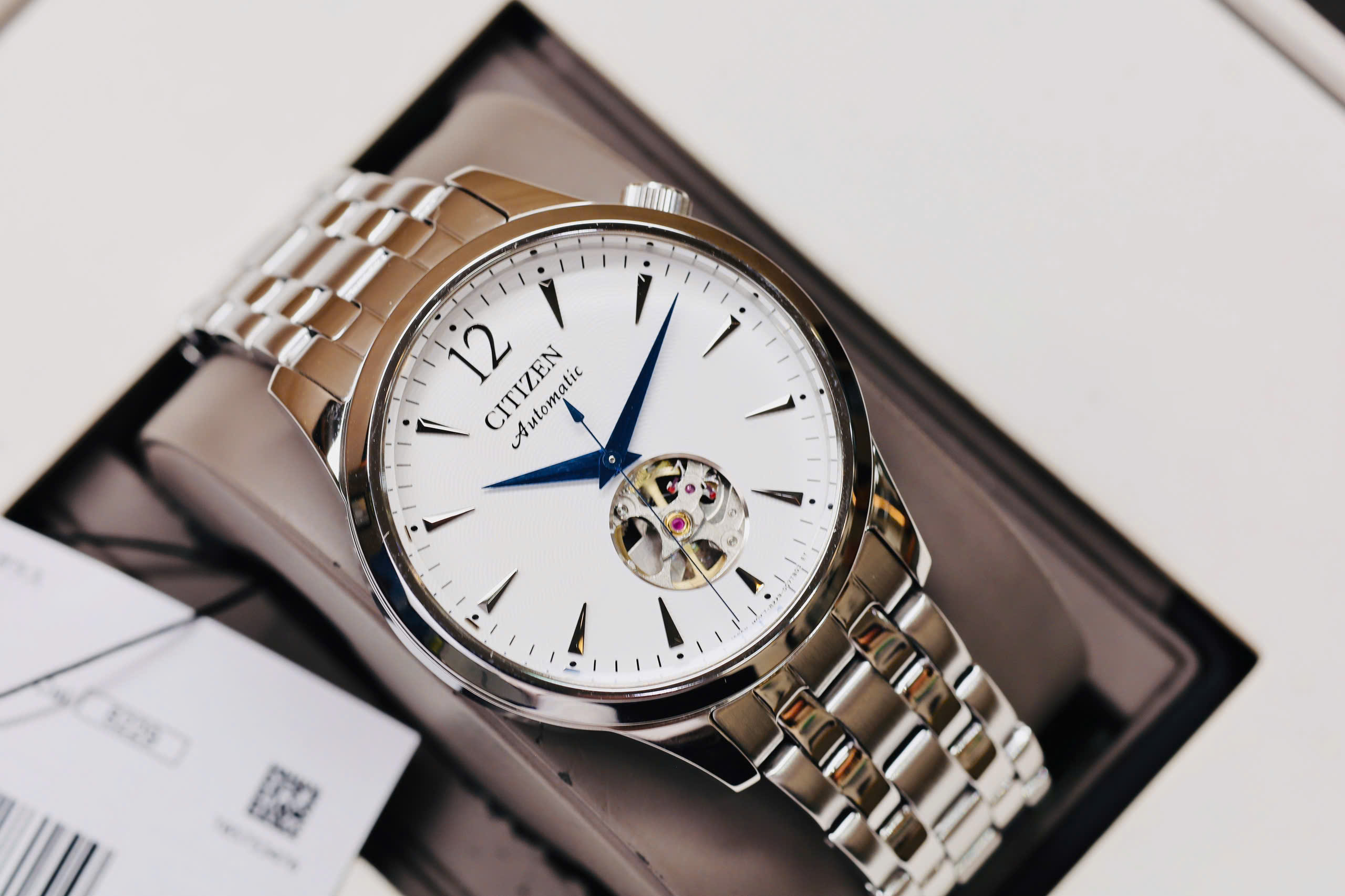 Đồng Hồ Nam Citizen NH9131-73A Automatic Size 40 Collection White Open Heart 8