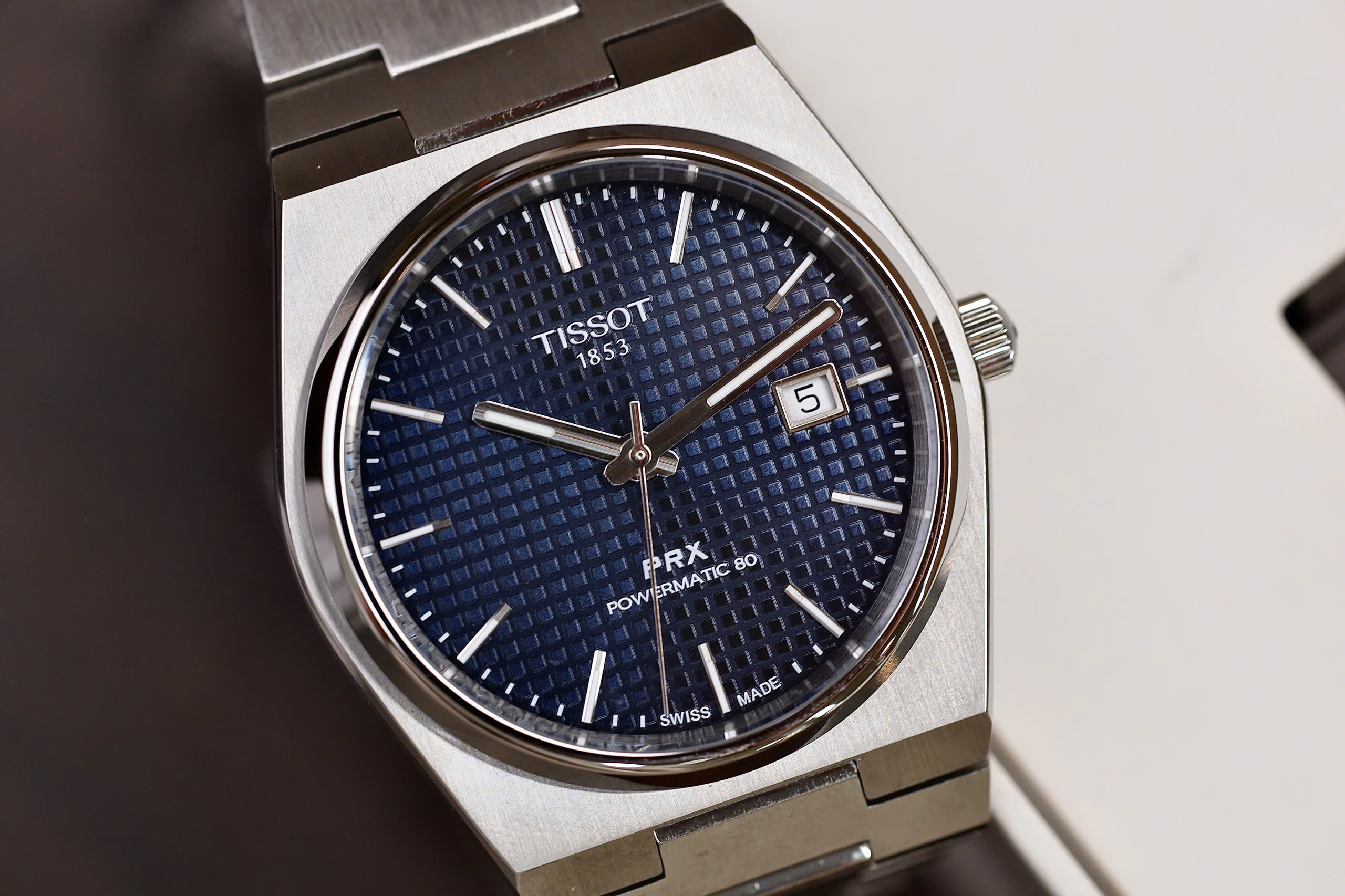 Đồng Hồ Tissot PRX Powermatic 80 Blue 8