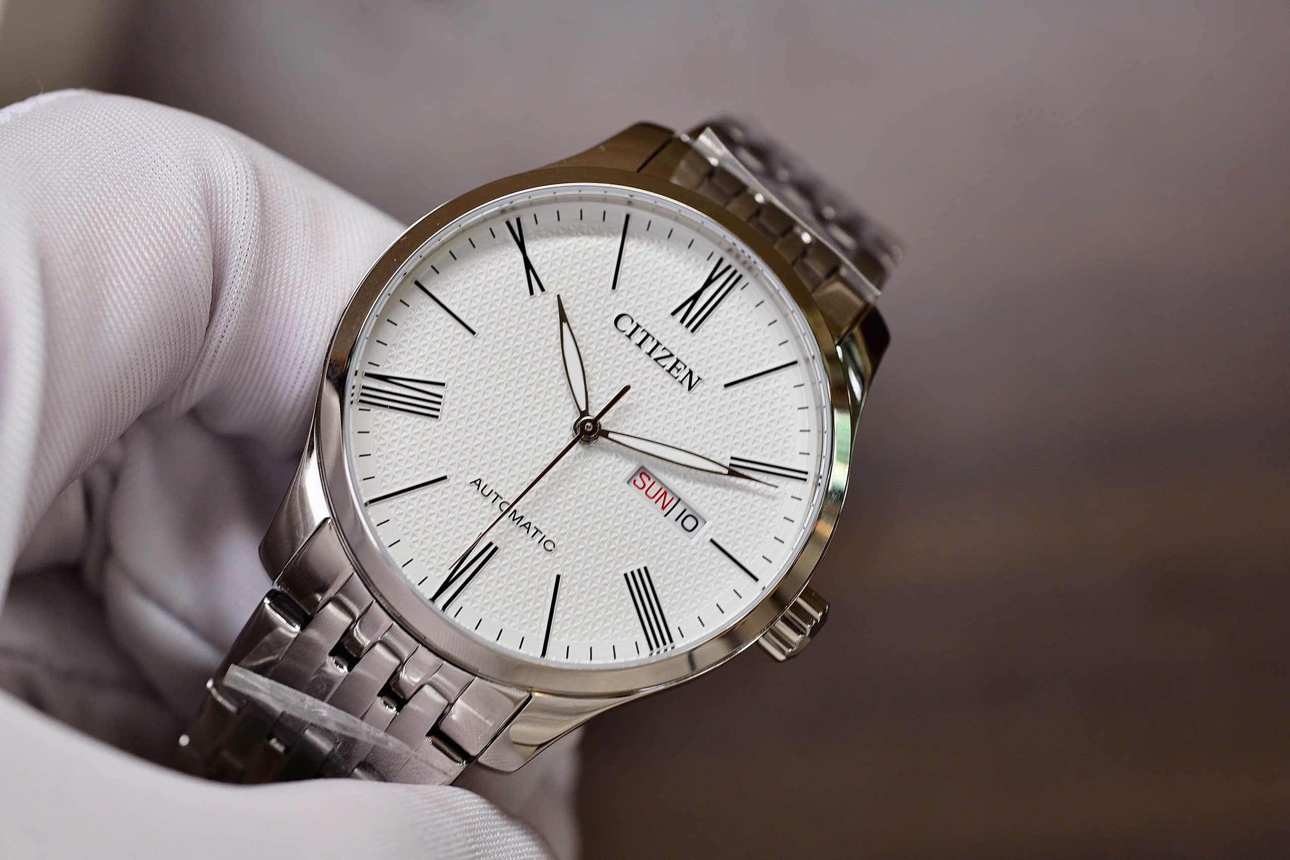 Citizen NH8350-59A – Nam – Automatic (Tự Động) – Mặt Số 40mm, Kính Cứng, Chống Nước 5ATM 5