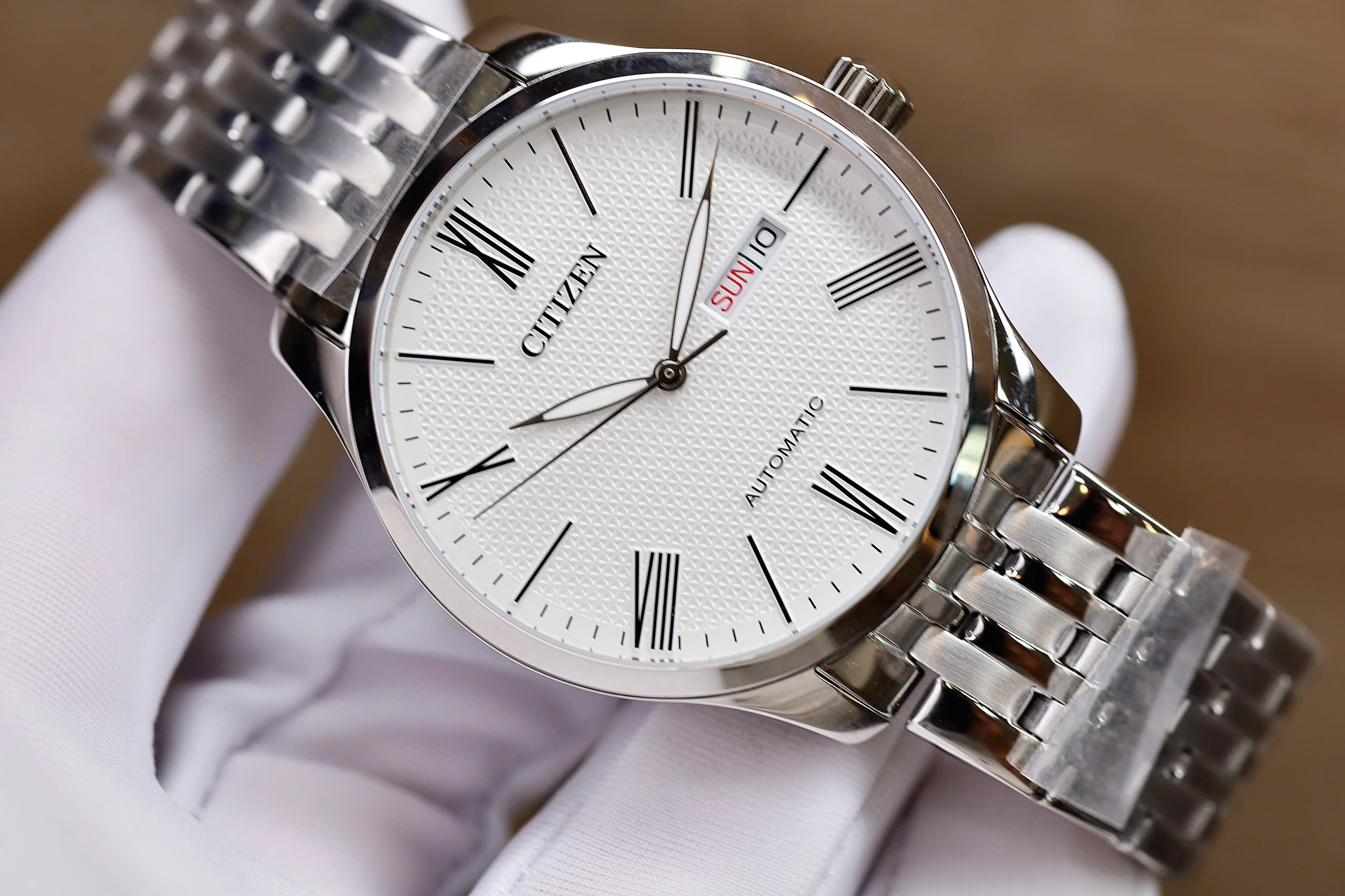 Citizen NH8350-59A – Nam – Automatic (Tự Động) – Mặt Số 40mm, Kính Cứng, Chống Nước 5ATM 6