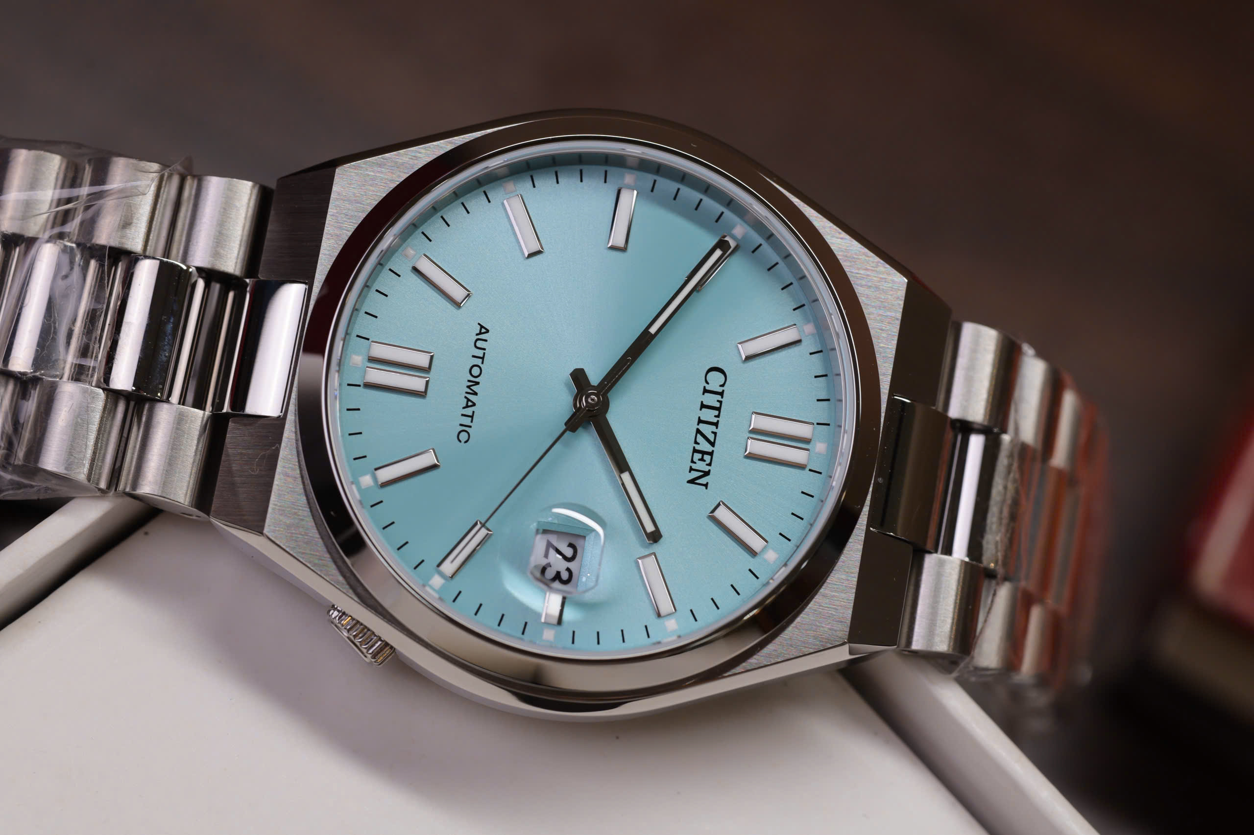 Citizen Automatic NJ0151-88M Tsuyosa Ice Blue 40mm 3