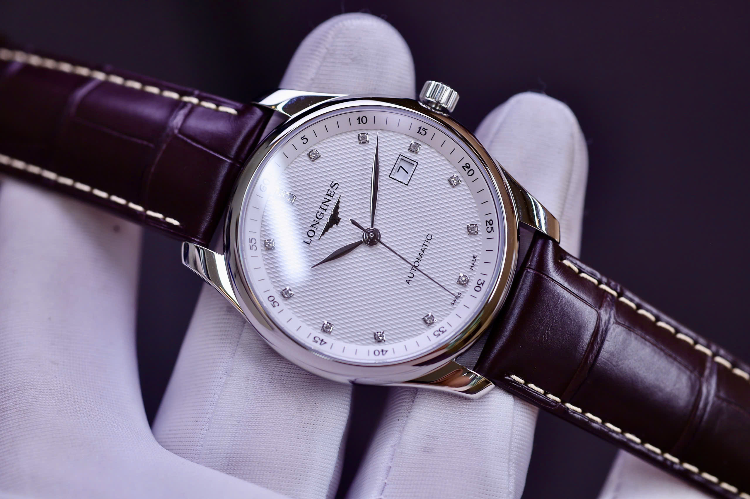 Longines Automatic L2.893.4.77.3 Master Collection Diamond White 1