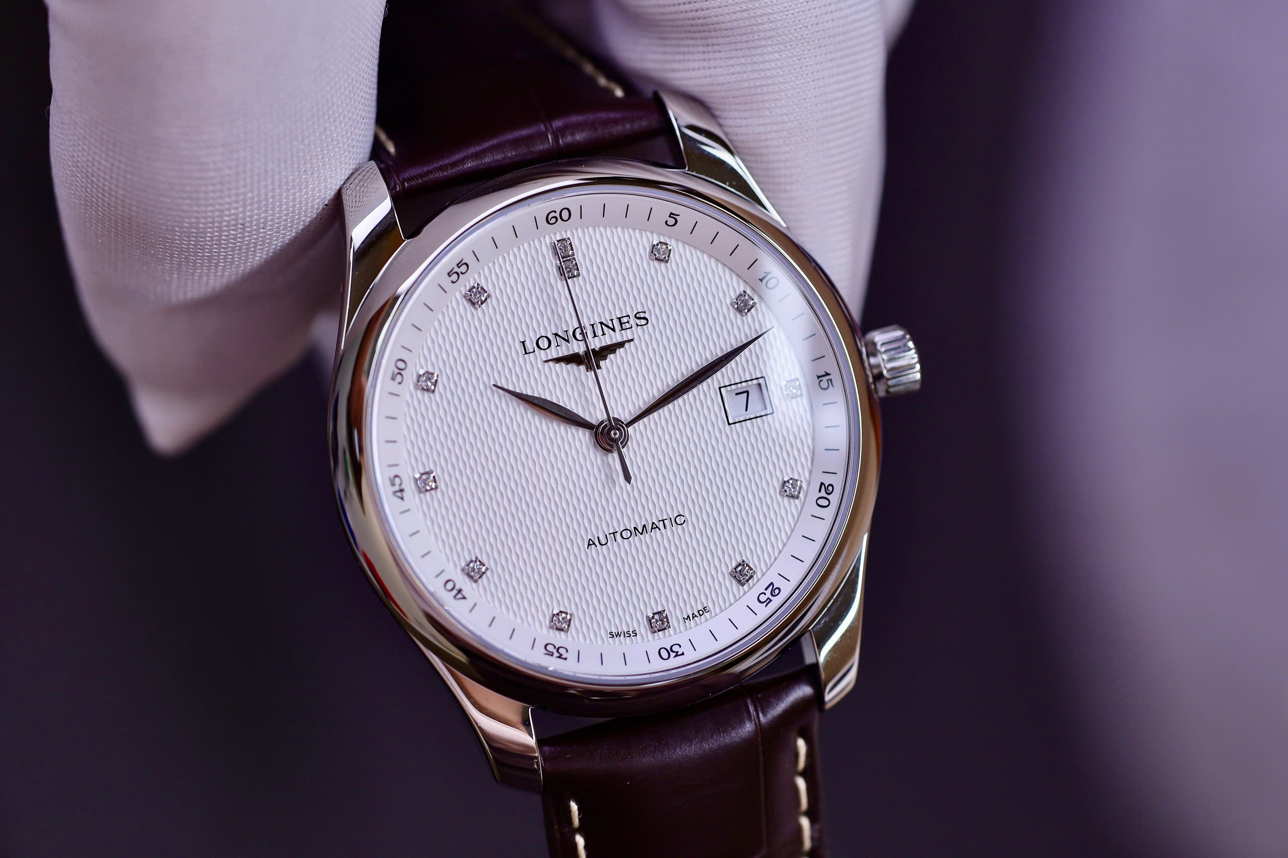 Longines Automatic L2.893.4.77.3 Master Collection Diamond White 3