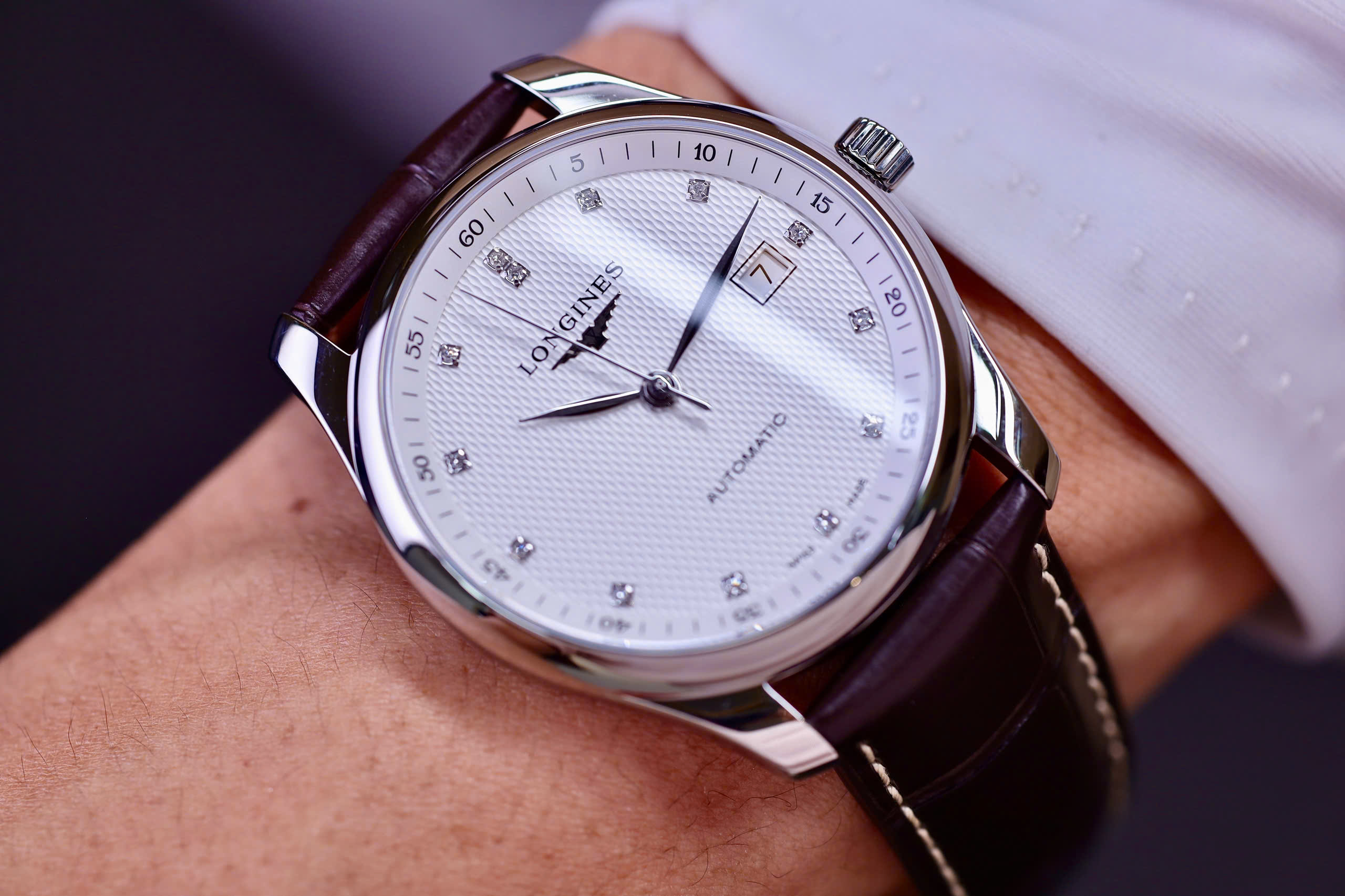 Longines Automatic L2.893.4.77.3 Master Collection Diamond White 10