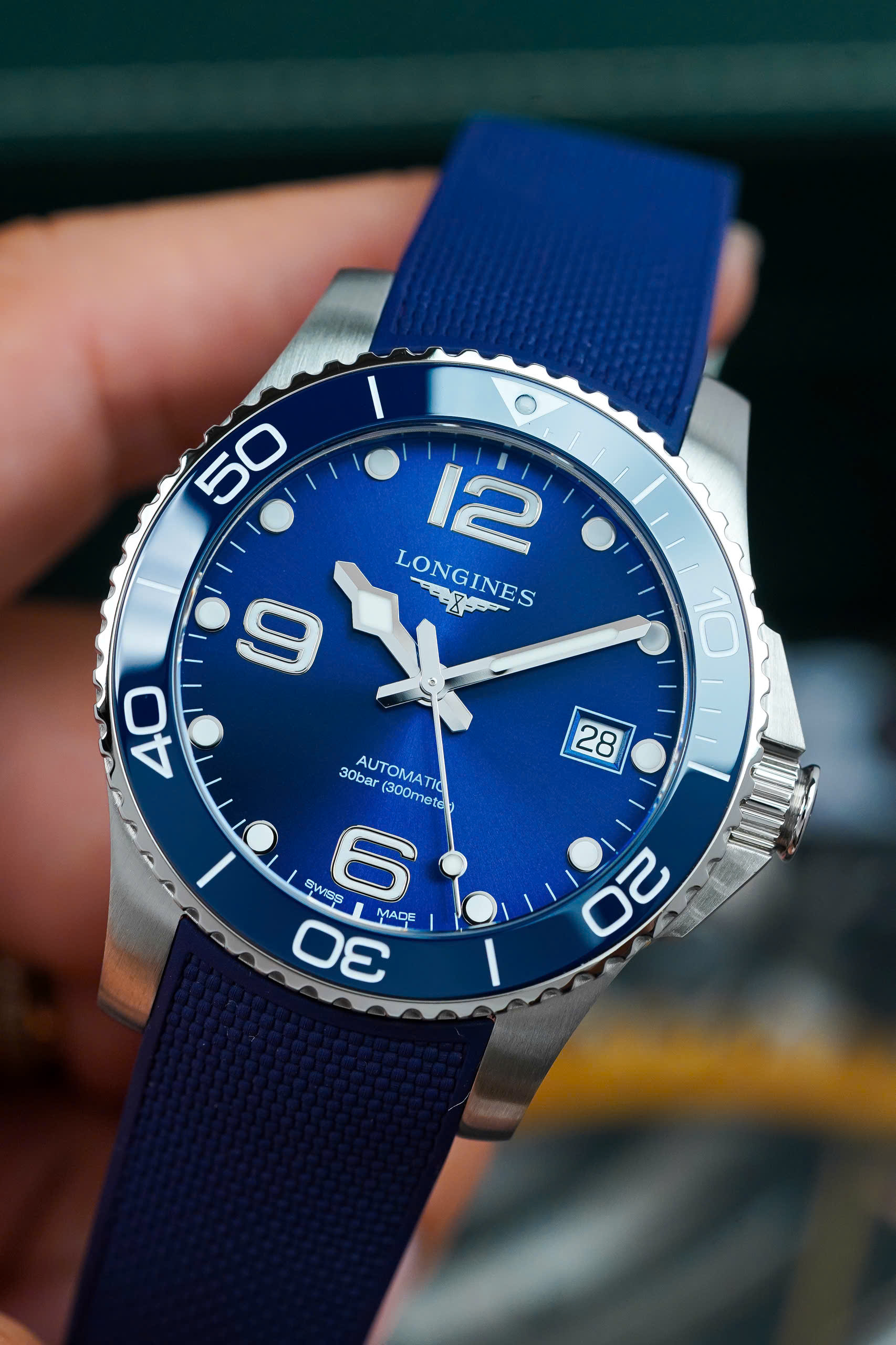 ĐỒNG HỒ NAM LONGINES HYDROCONQUEST L3.780.4.96.9 LIKE NEW 2
