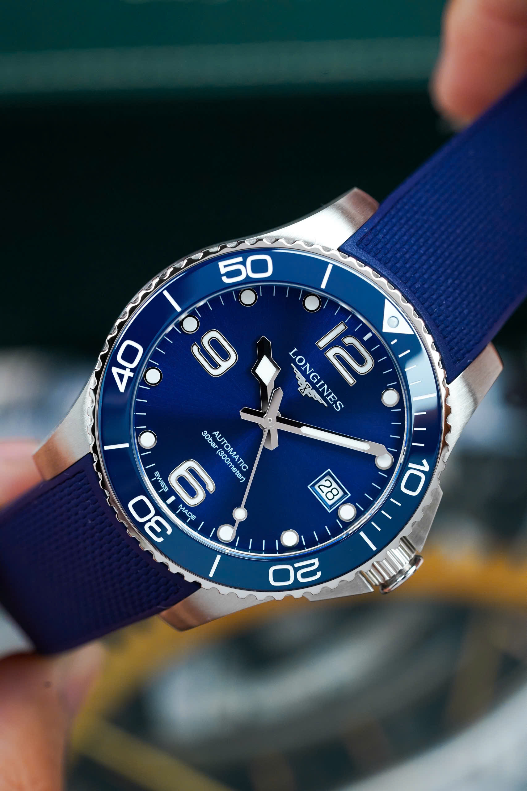 ĐỒNG HỒ NAM LONGINES HYDROCONQUEST L3.780.4.96.9 LIKE NEW 4