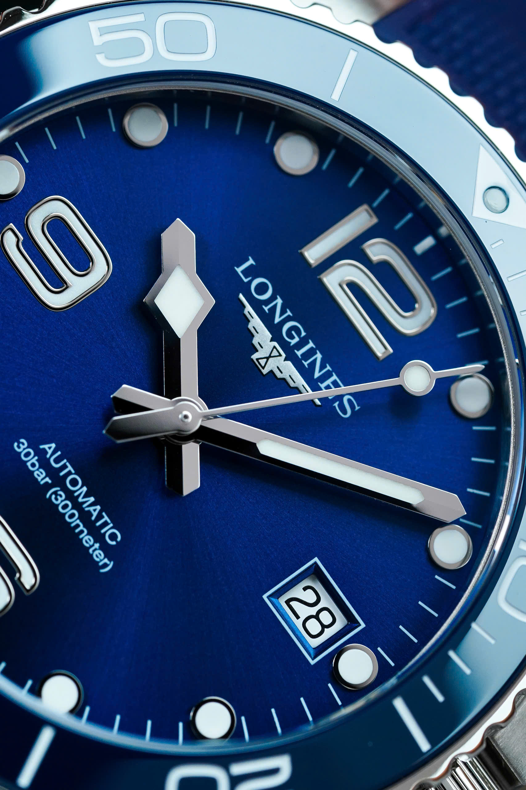 ĐỒNG HỒ NAM LONGINES HYDROCONQUEST L3.780.4.96.9 LIKE NEW 8