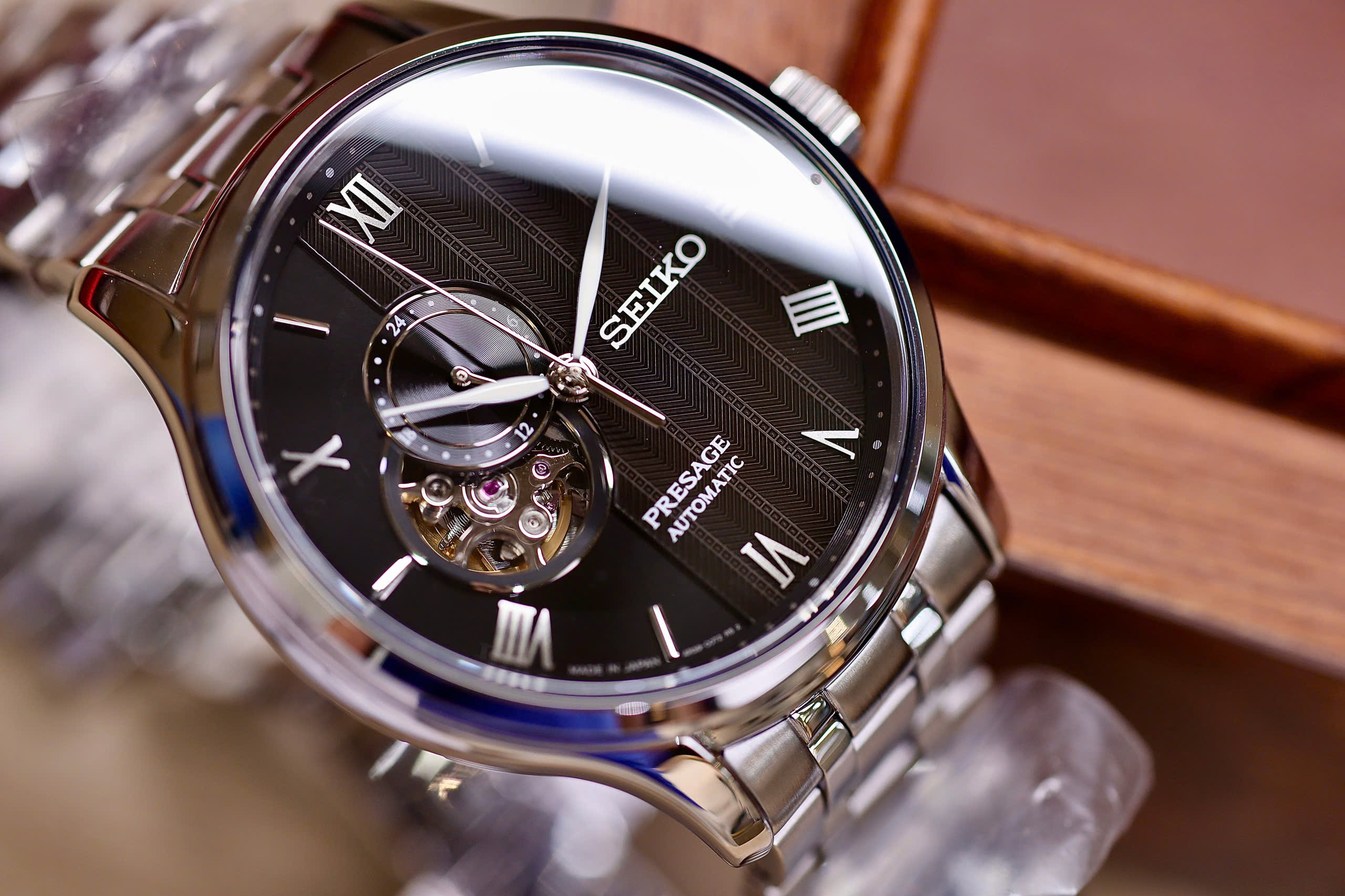 Đồng Hồ Nam Seiko Presage Open Heart Automatic SSA377J1 (SARY093) Chính Hãng 6