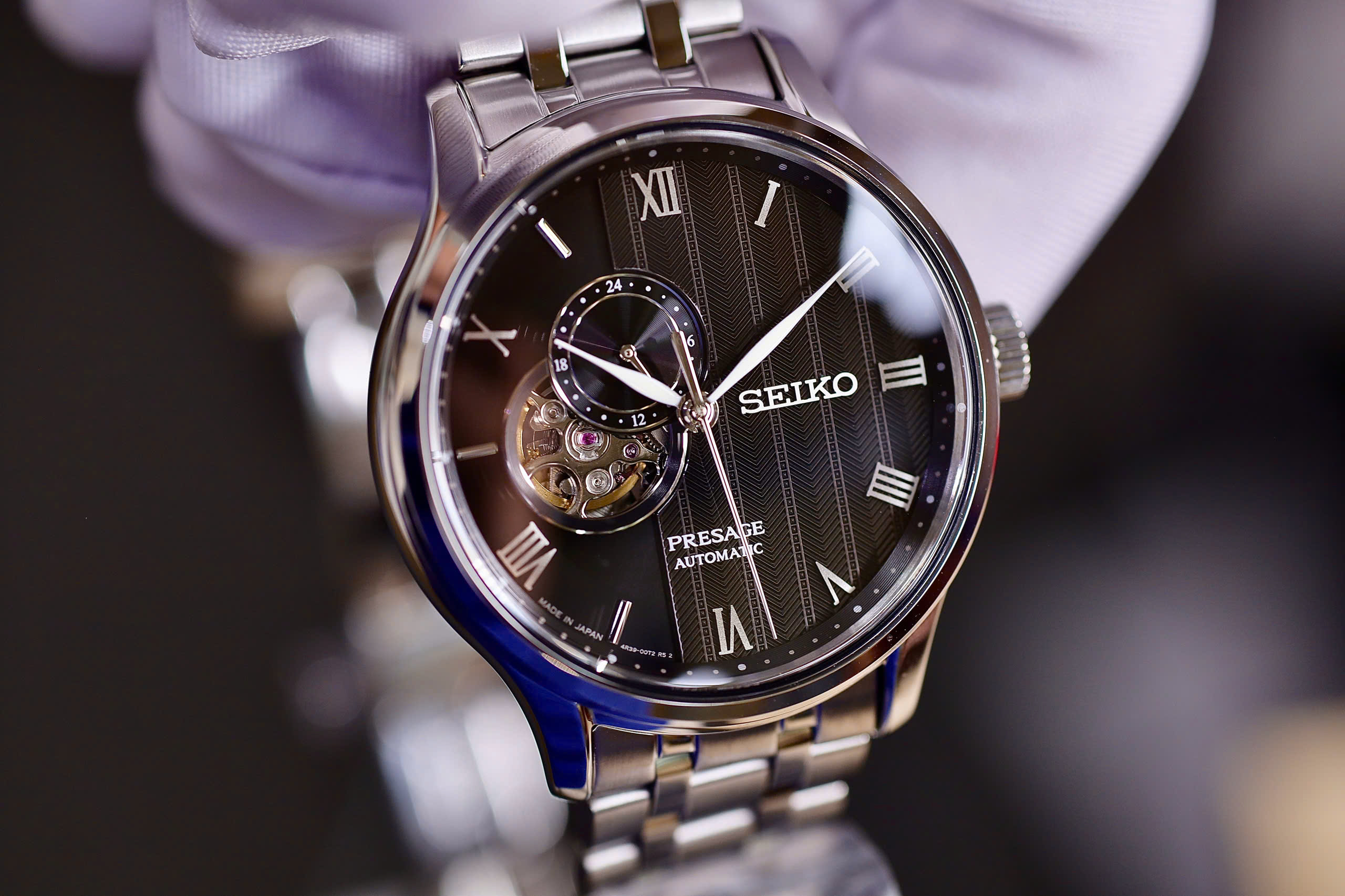 Đồng Hồ Nam Seiko Presage Open Heart Automatic SSA377J1 (SARY093) Chính Hãng 8