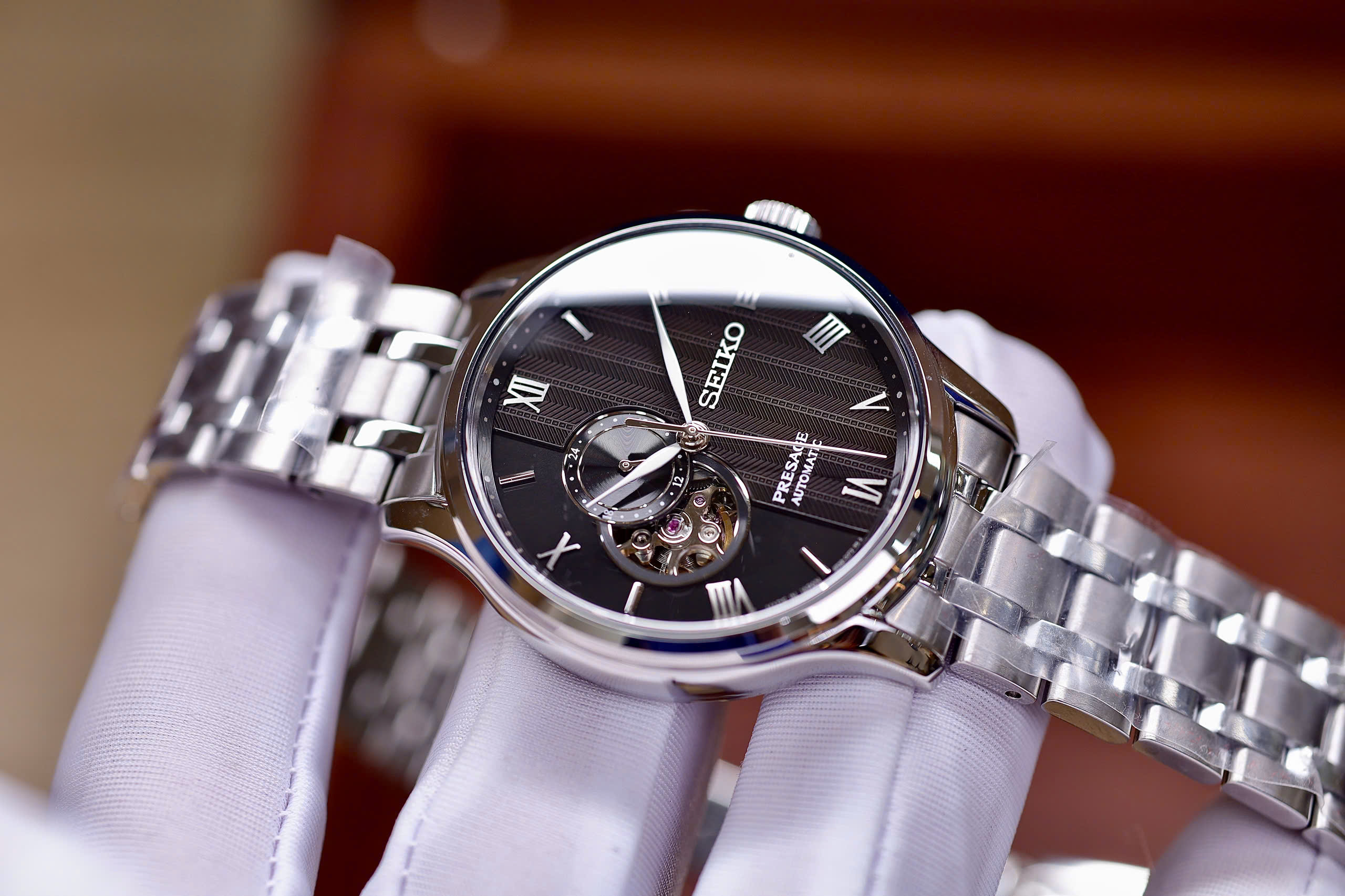 Đồng Hồ Nam Seiko Presage Open Heart Automatic SSA377J1 (SARY093) Chính Hãng 9