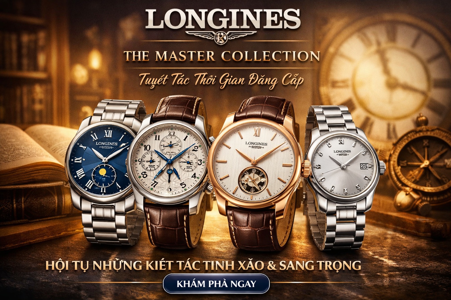 Khám Phá Bộ Sưu Tập Longines Master Collect: Sang Trọng, Đẳng Cấp