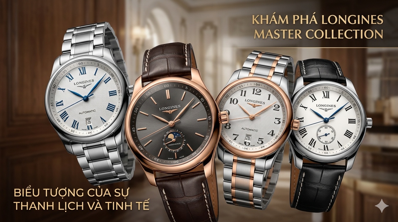 Khám Phá Đồng Hồ Longines Master Đẳng Cấp Và Sang Trọng