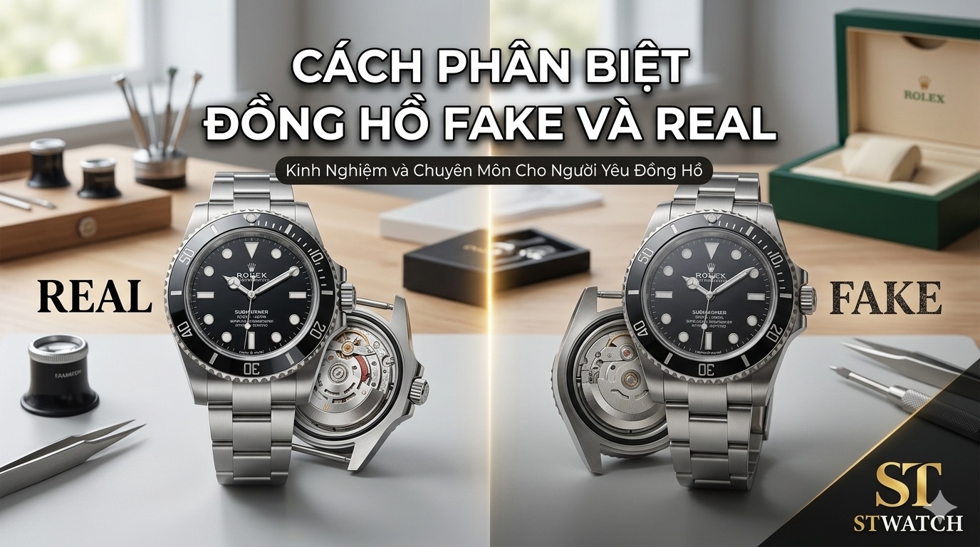 Cách Phân Biệt Đồng Hồ Fake và Real Permalink-STWATCH.VN