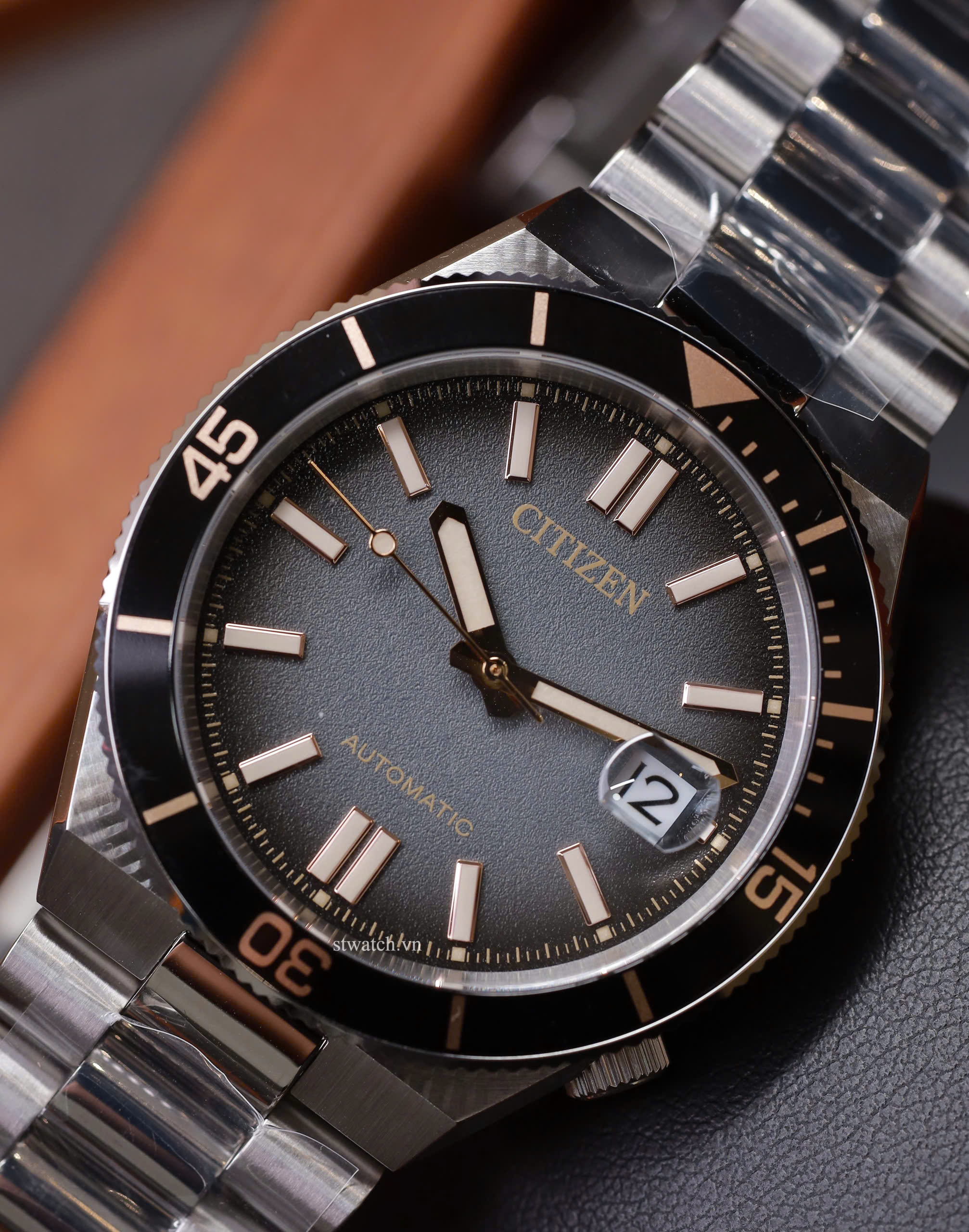Đồng Hồ Citizen Automatic Tsuyosa Shore Limited Edition NJ0238-57E Chính Hãng 3