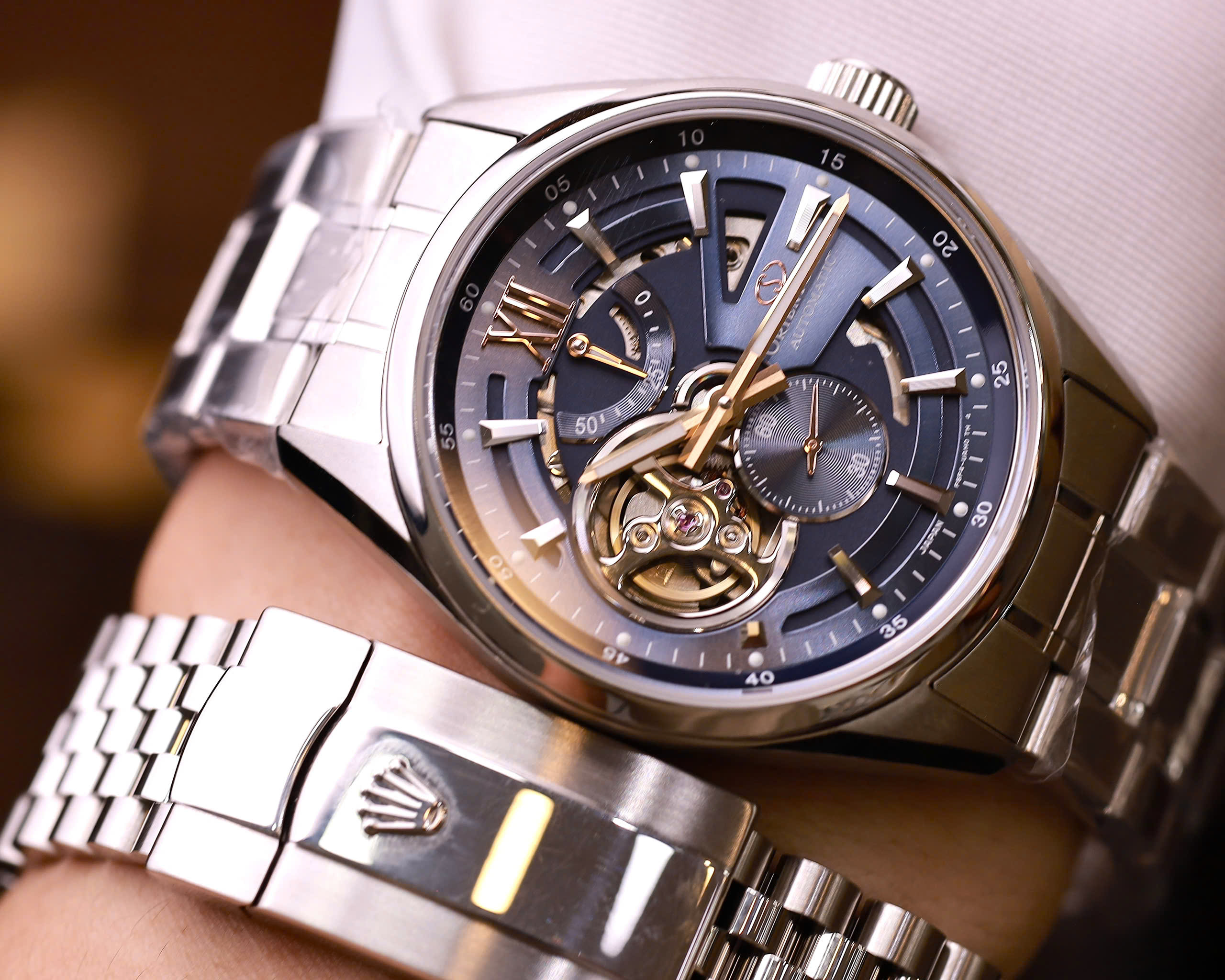 Orient Star Modern Skeleton Tím RE-AV0138V00B 2