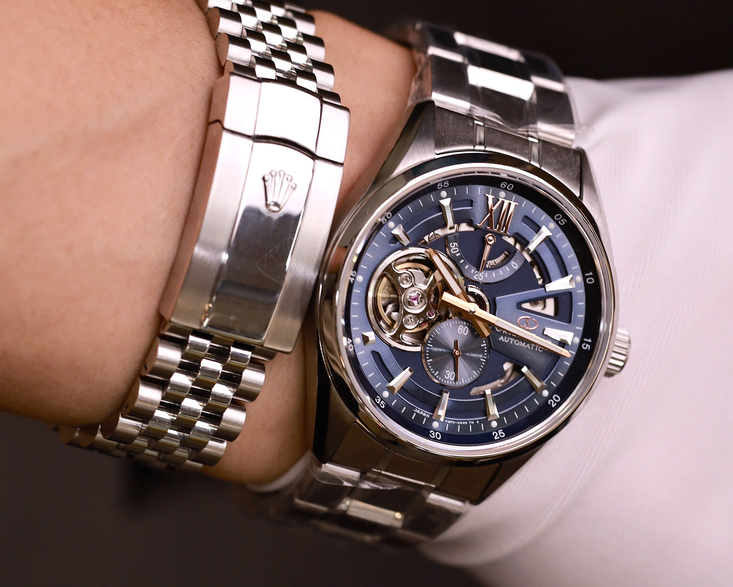 Orient Star Modern Skeleton Tím RE-AV0138V00B 7